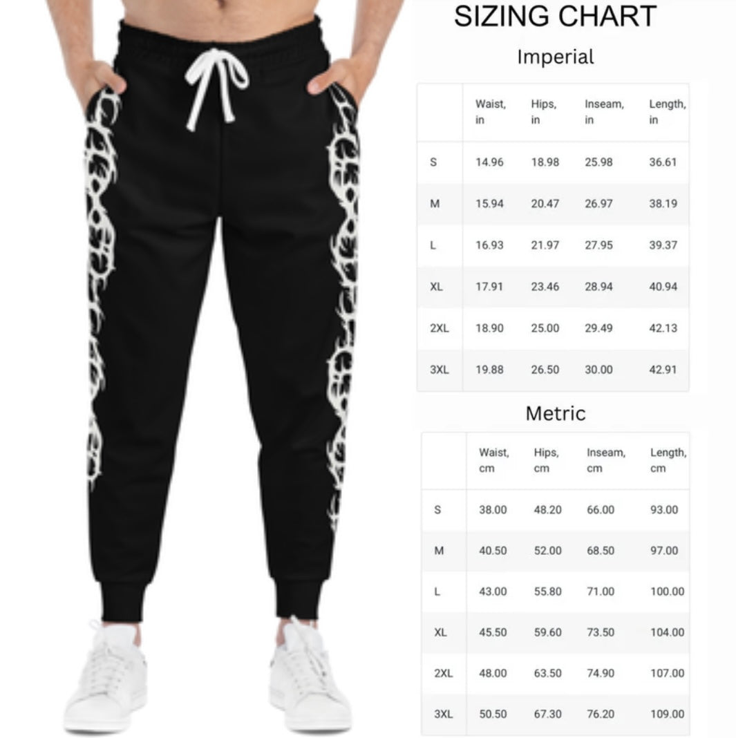 Cyber Sigil Side Stripe Joggers
