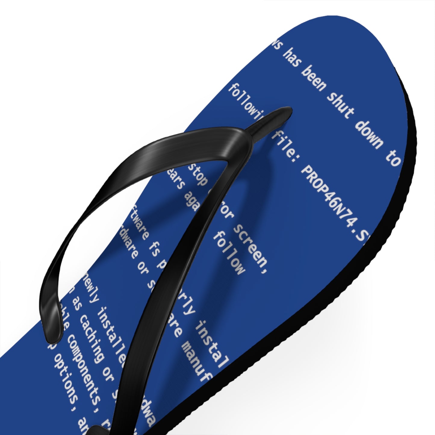 BSoD (Blue Screen of Death) Flip Flops