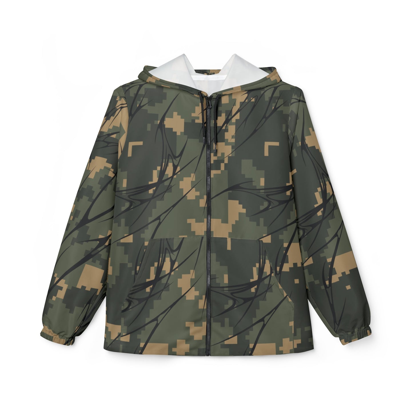 Cyber Camo Windbreaker Jacket