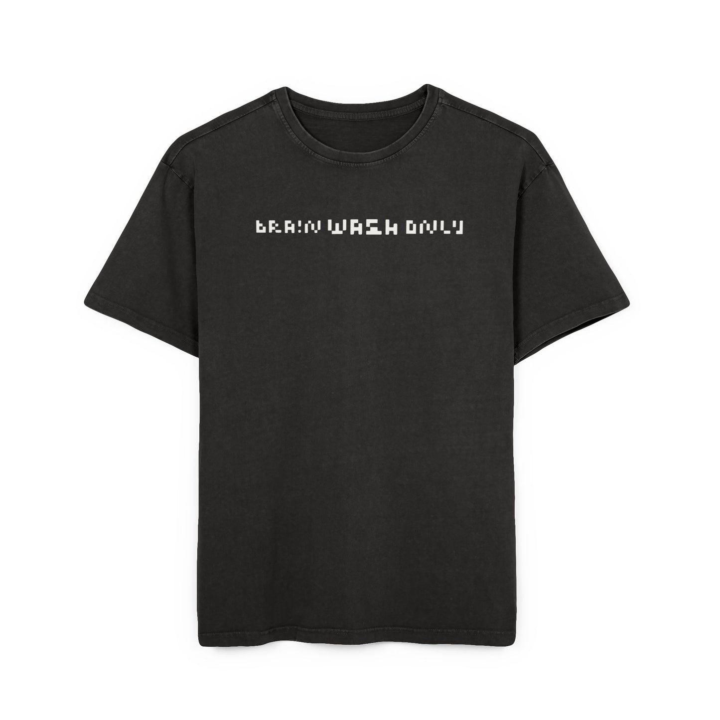 Brain Wash Only Heavy Acid Washed Oversize Tee