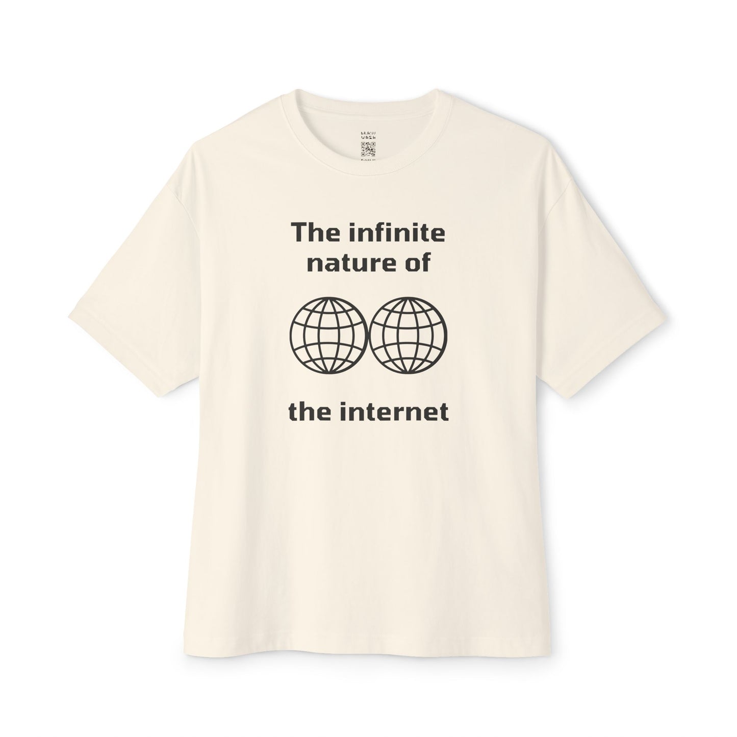 Infinite Nature Of The Internet Oversized Tee