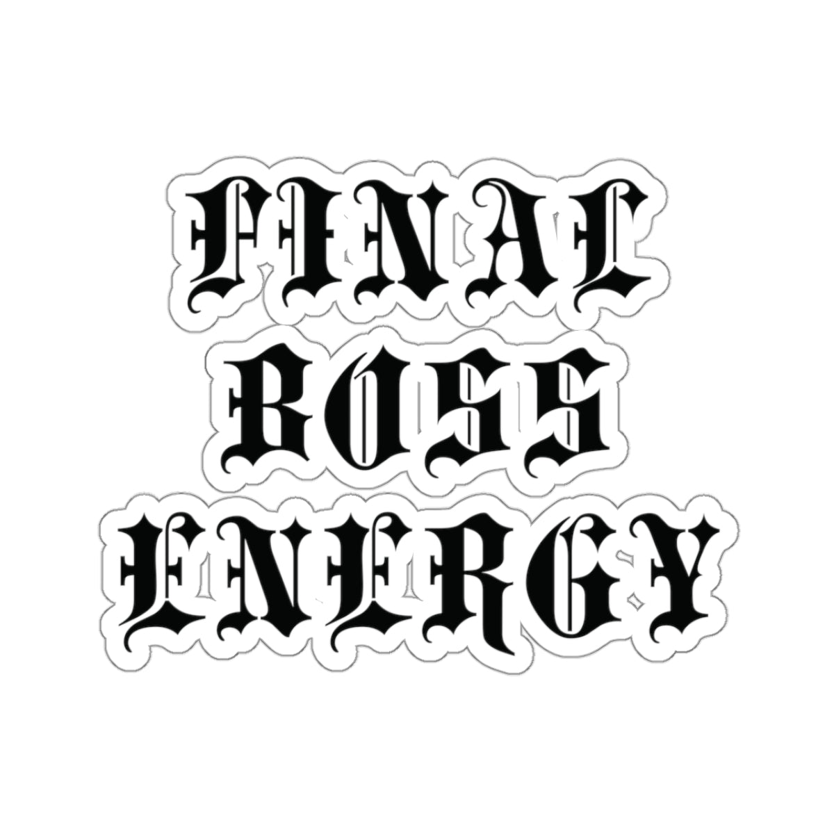 Final Boss Energy Sticker