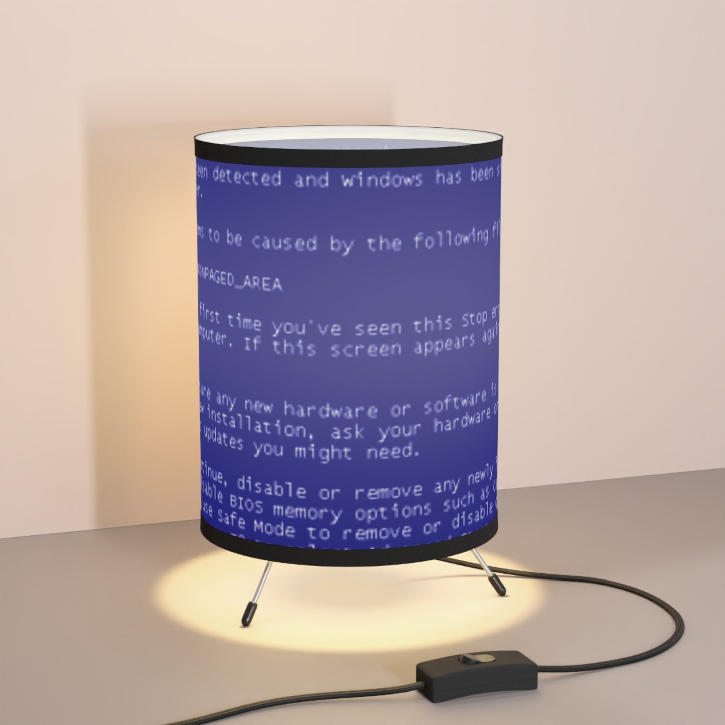 BSoD (Blue Screen of Death) Lamp