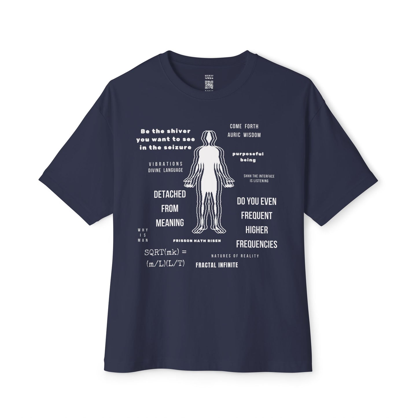 Contemplative Frequencies Oversized Tee