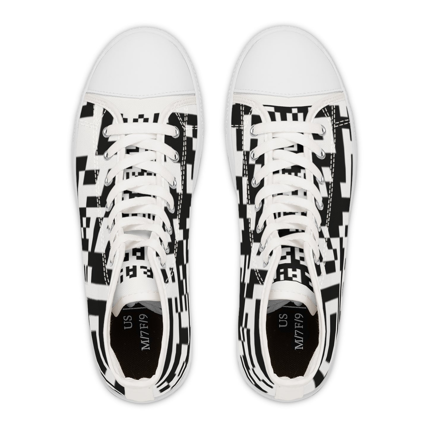 Women's QR Print High Top Sneakers