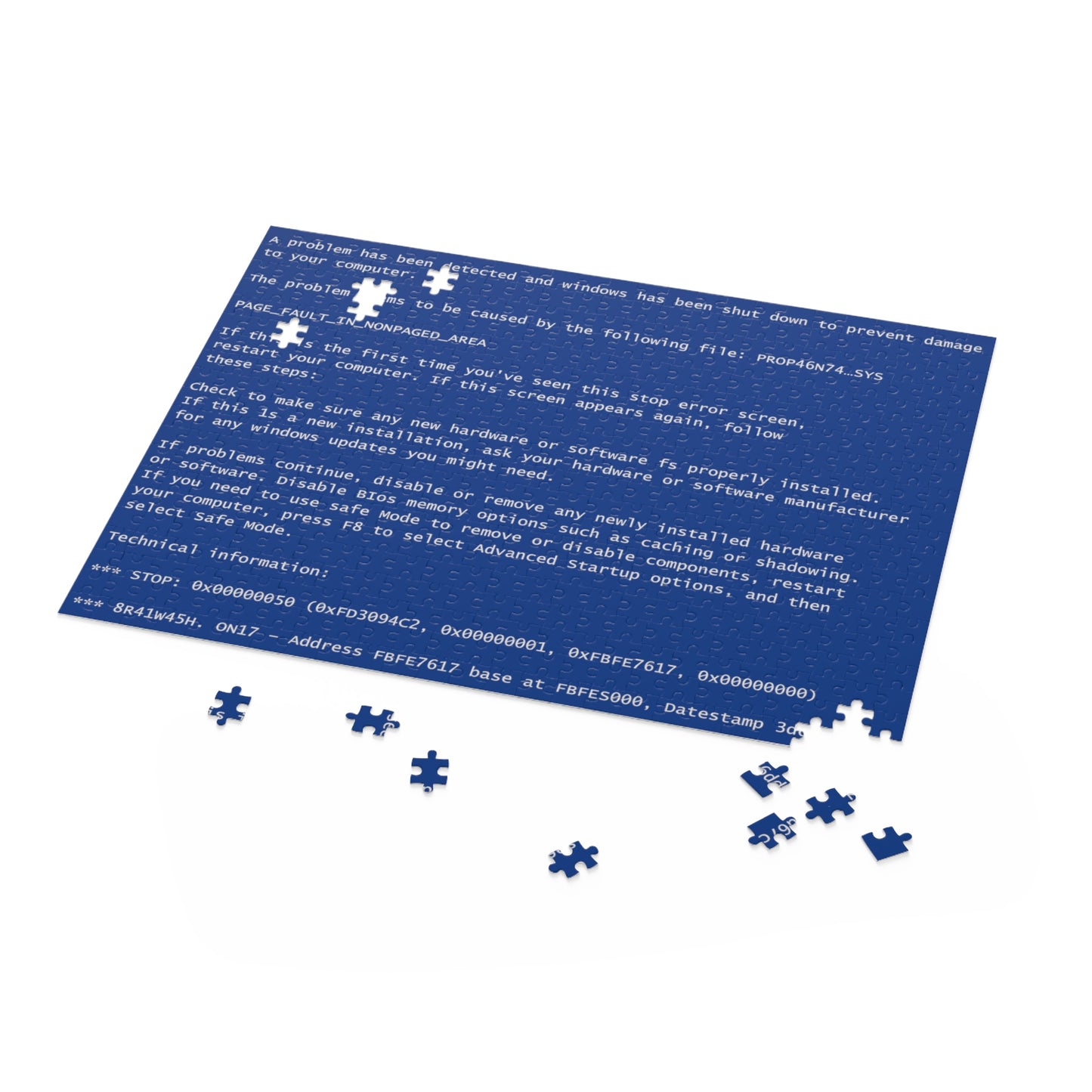 BSoD (Blue Screen of Death) Jigsaw Puzzle