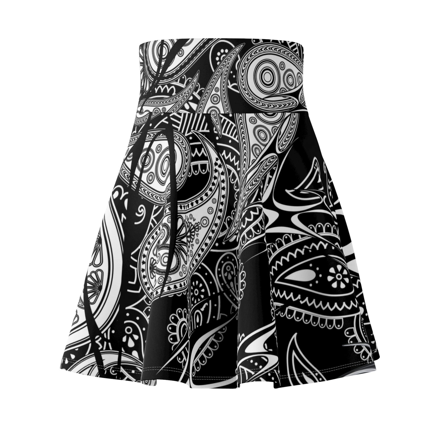 Cyber Sigil Paisley Skirt