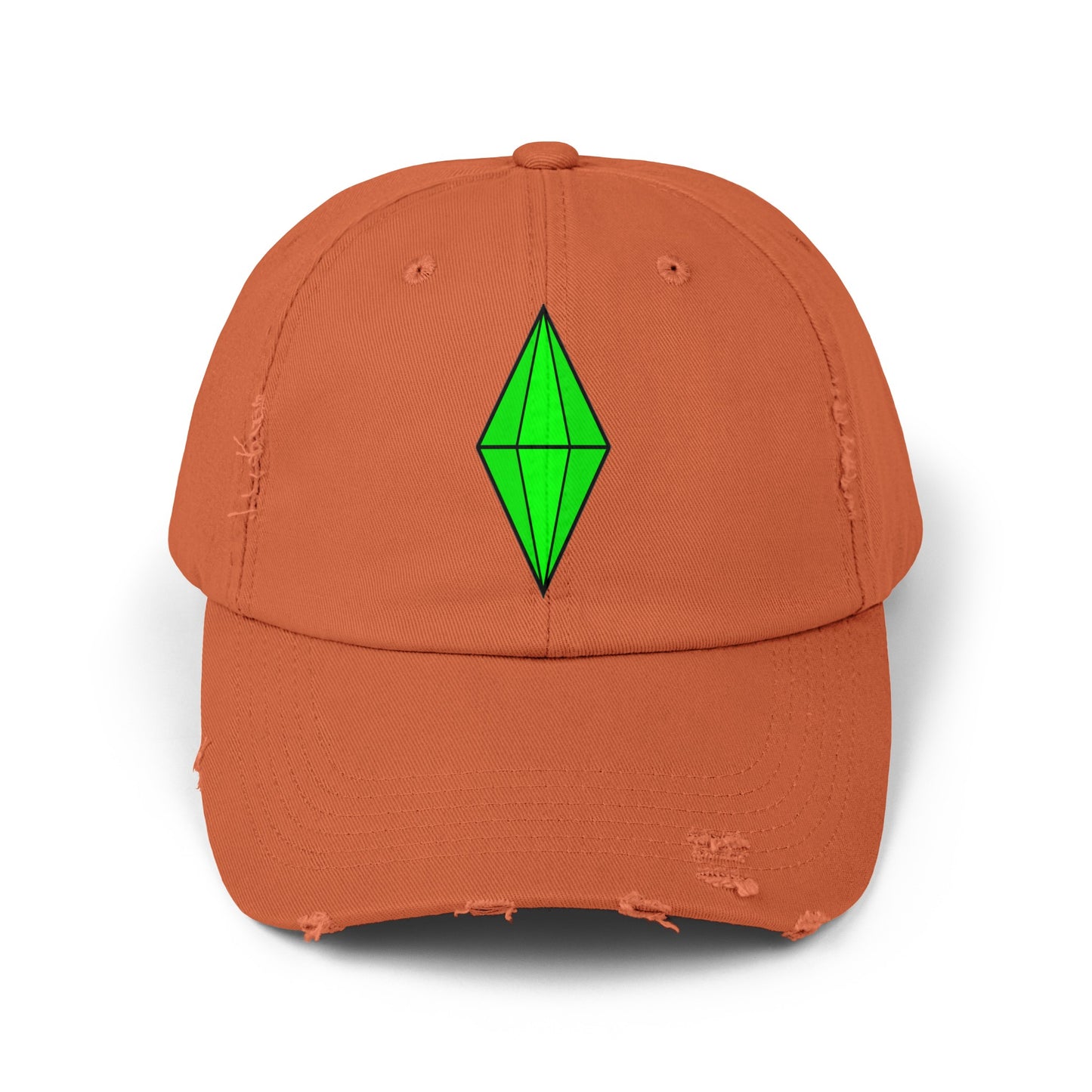 Distressed Plumbob Dad Hat