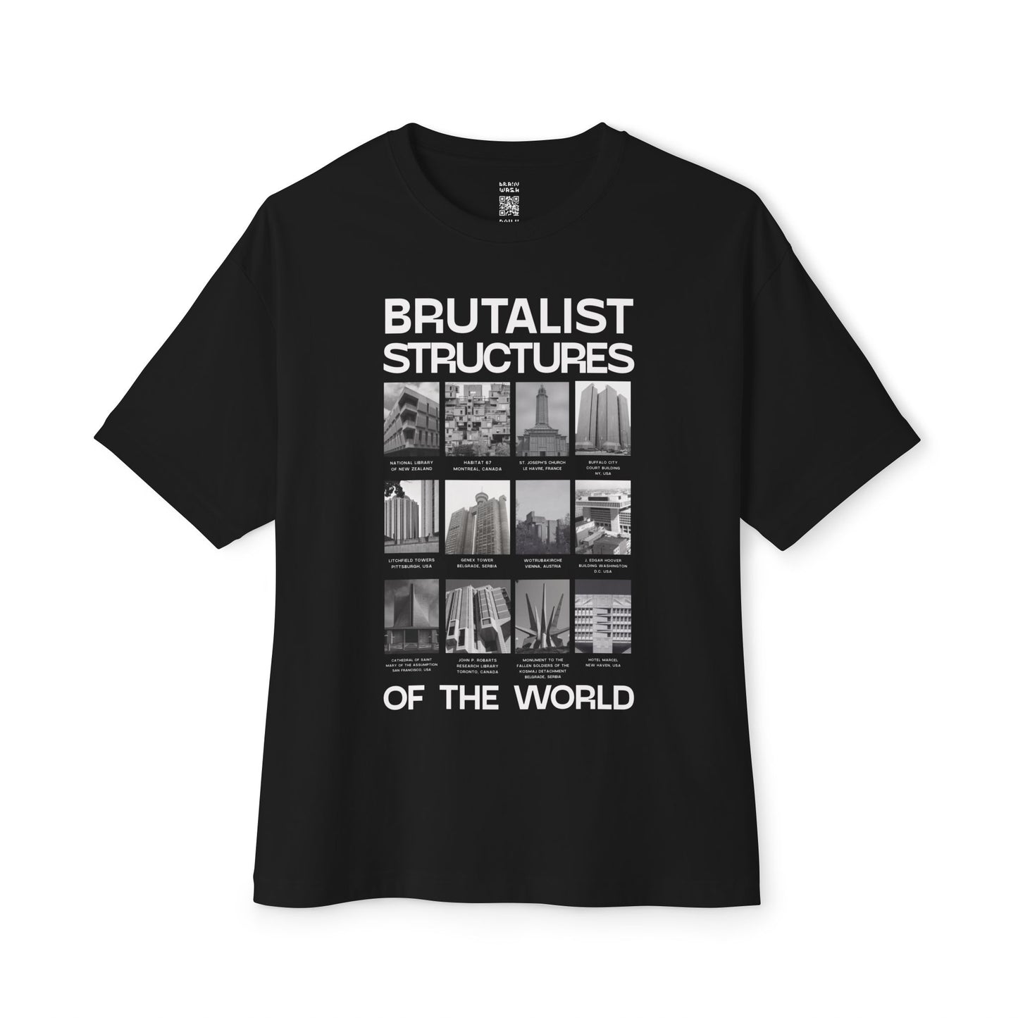 Brutalist Structures of the World Oversized Tee