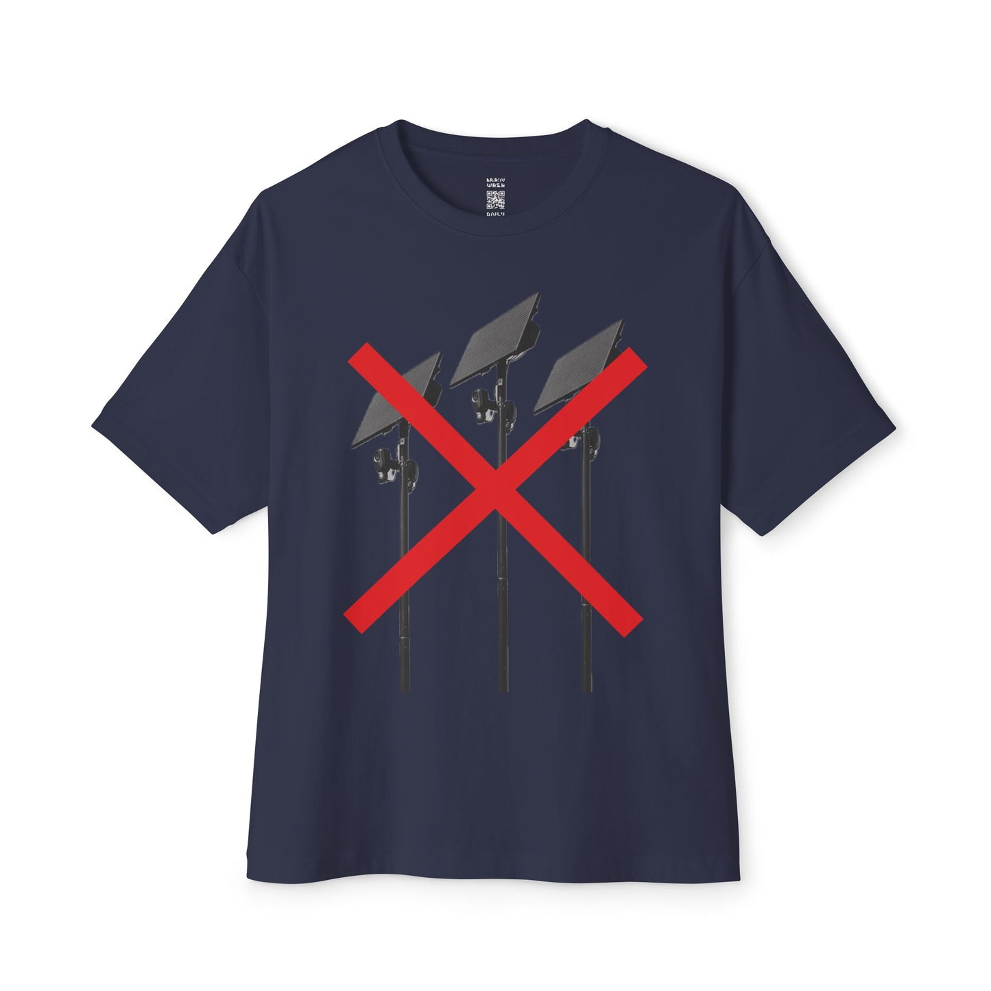 No Flock Cameras Oversized Tee