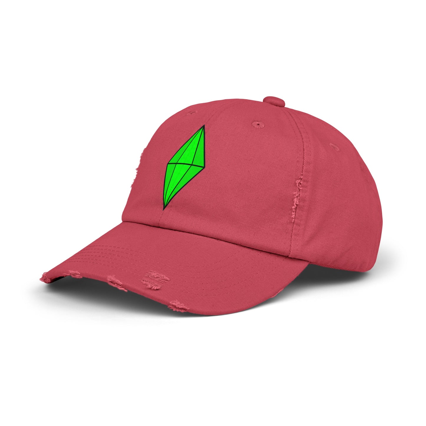 Distressed Plumbob Dad Hat