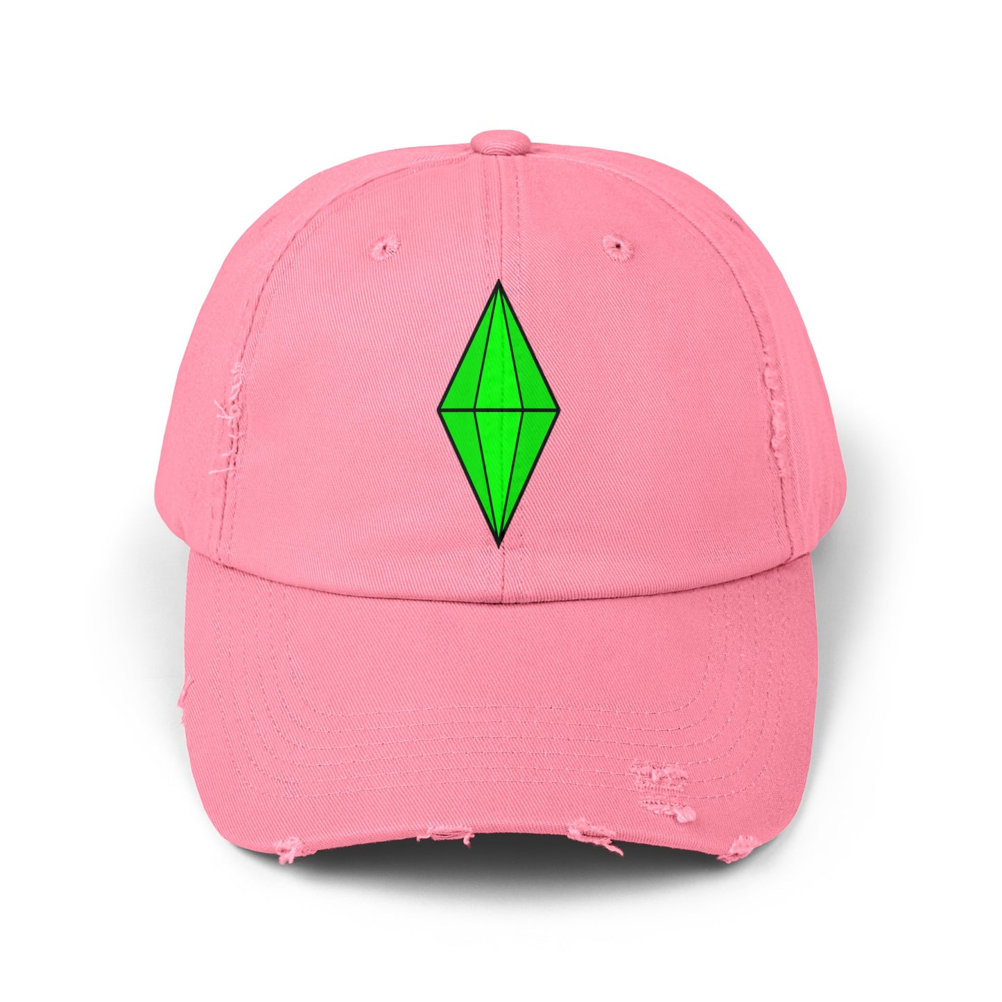 Distressed Plumbob Dad Hat