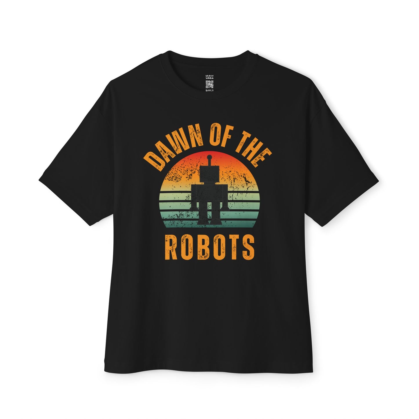 Dawn Of The Robots Retro Oversized Tee