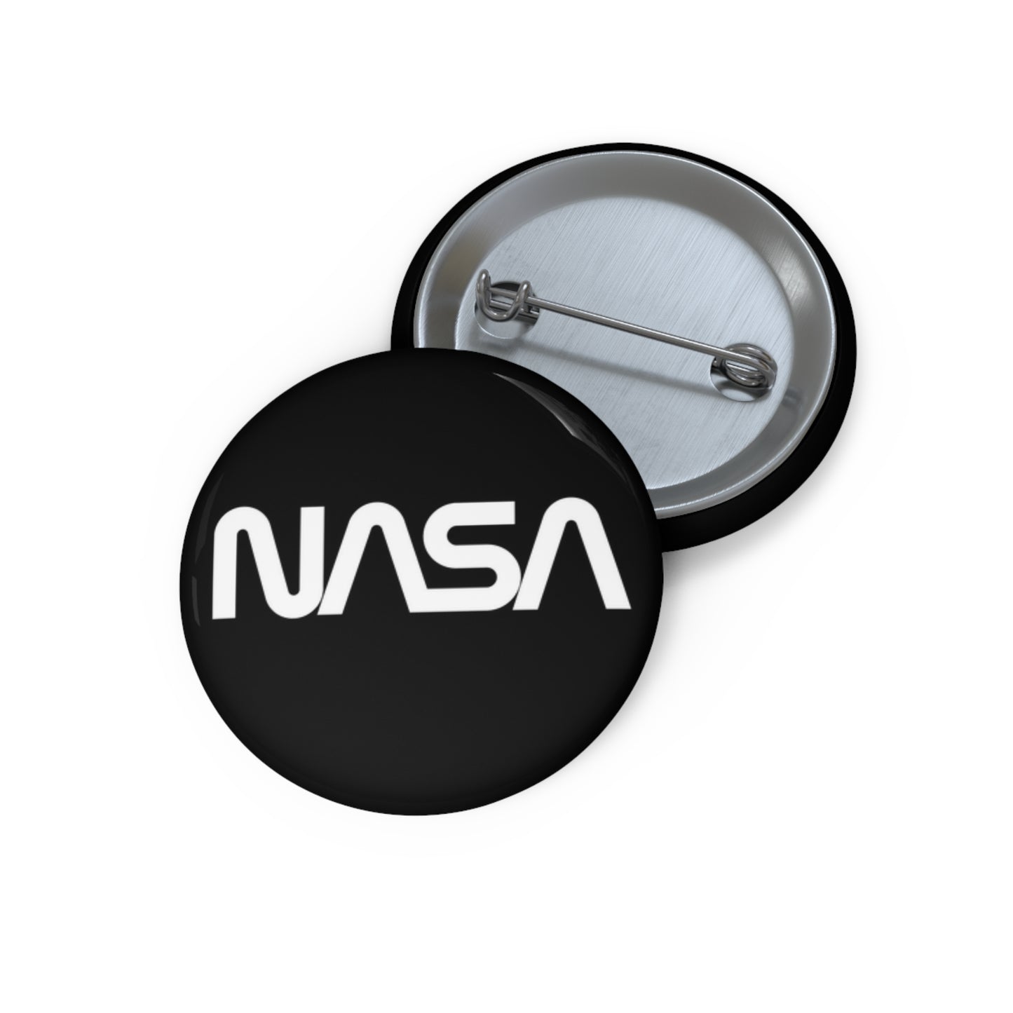 ‘Cosmic Black’ NASA Pin Button Badge
