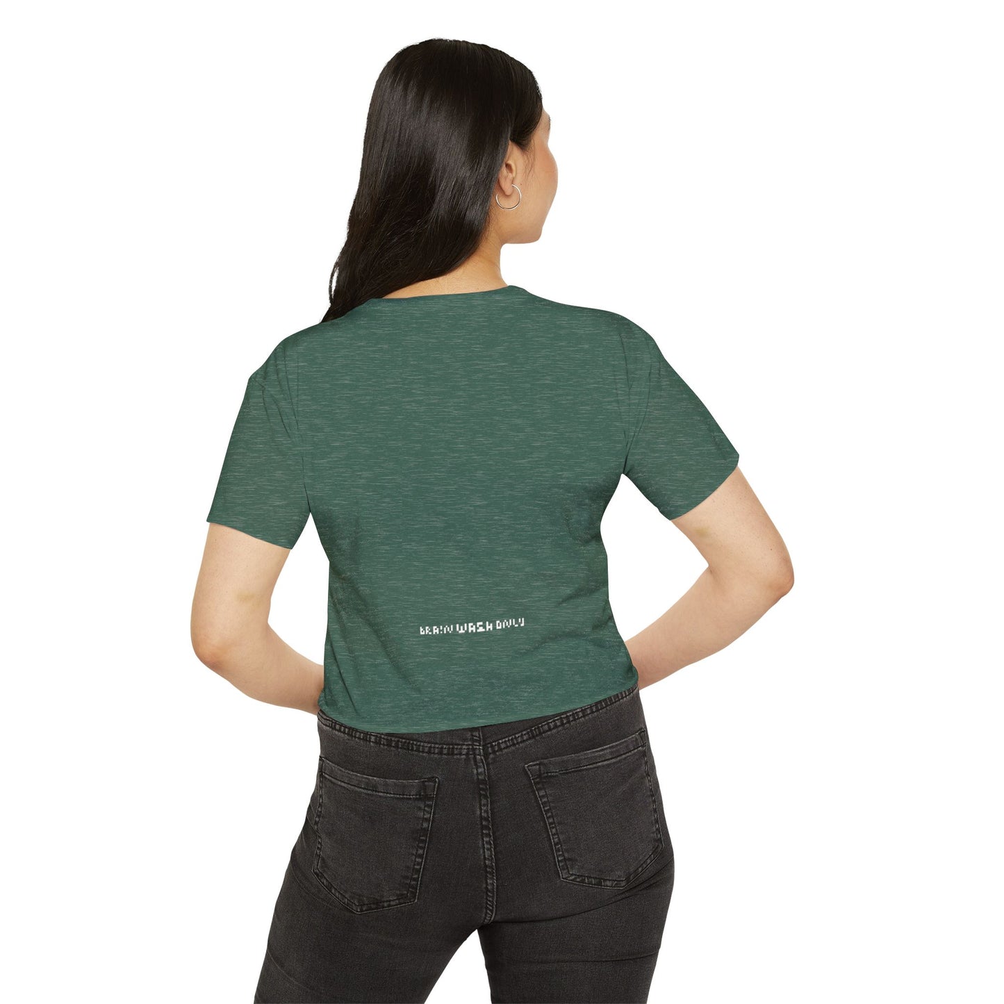 Black Friday (Coupon Clown Grin) Baby Tee Crop Top