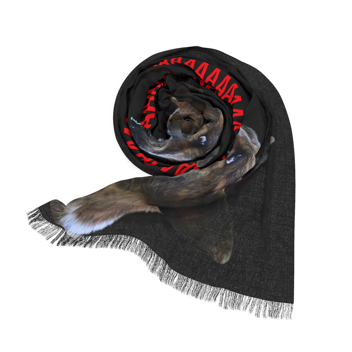 Yelling Dog Pashmina (Black)