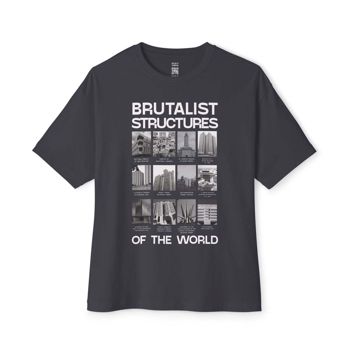 Brutalist Structures of the World Oversized Tee