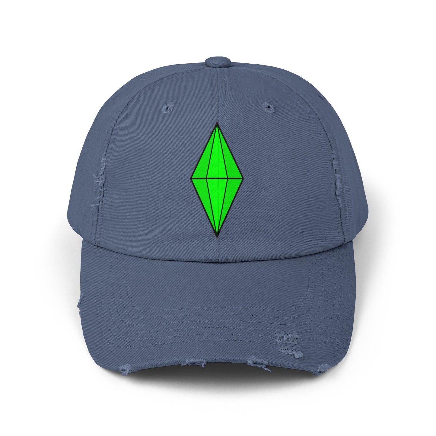 Distressed Plumbob Dad Hat