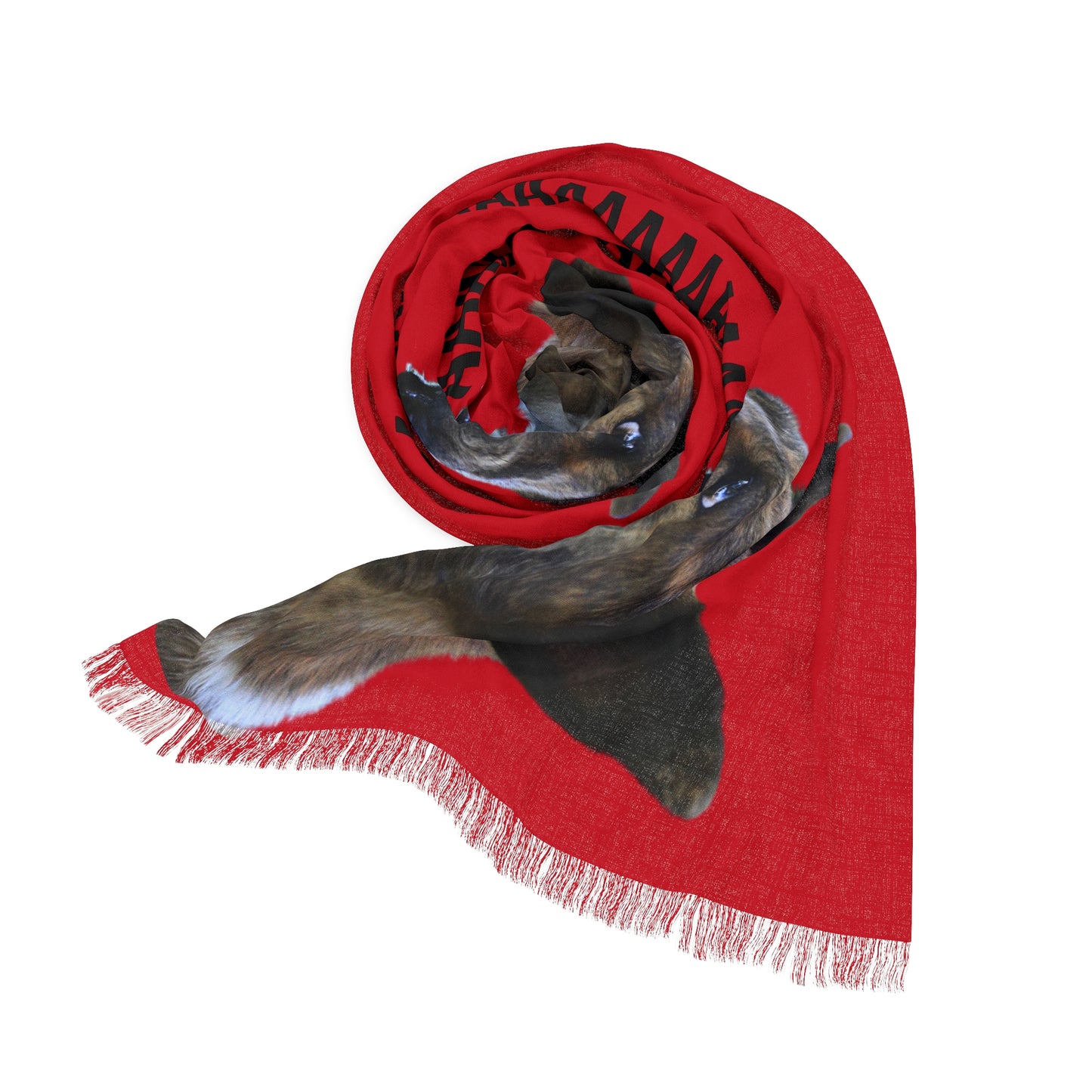 Yelling Dog Pashmina (Red)