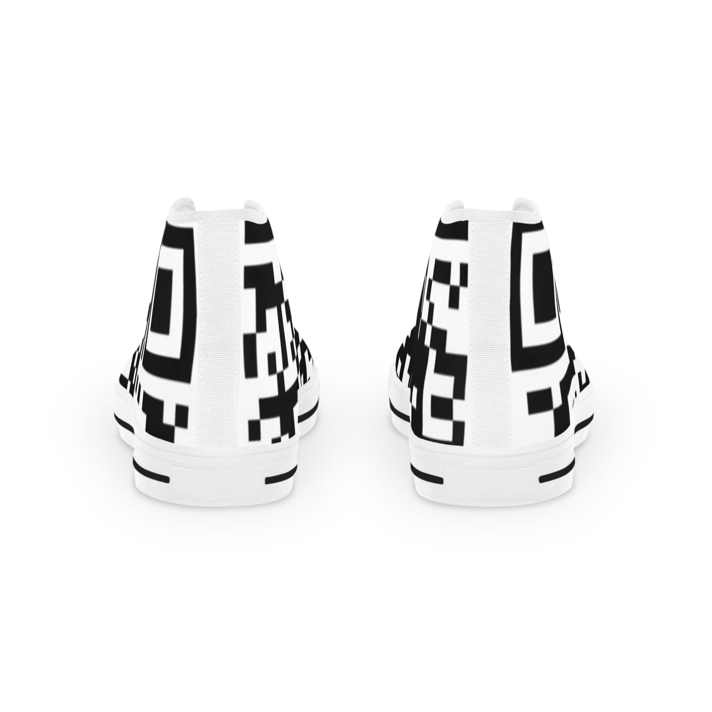 Men’s QR Print High Top Sneakers