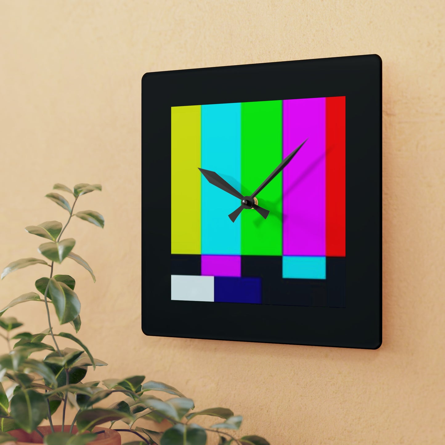 Please Stand By Clock