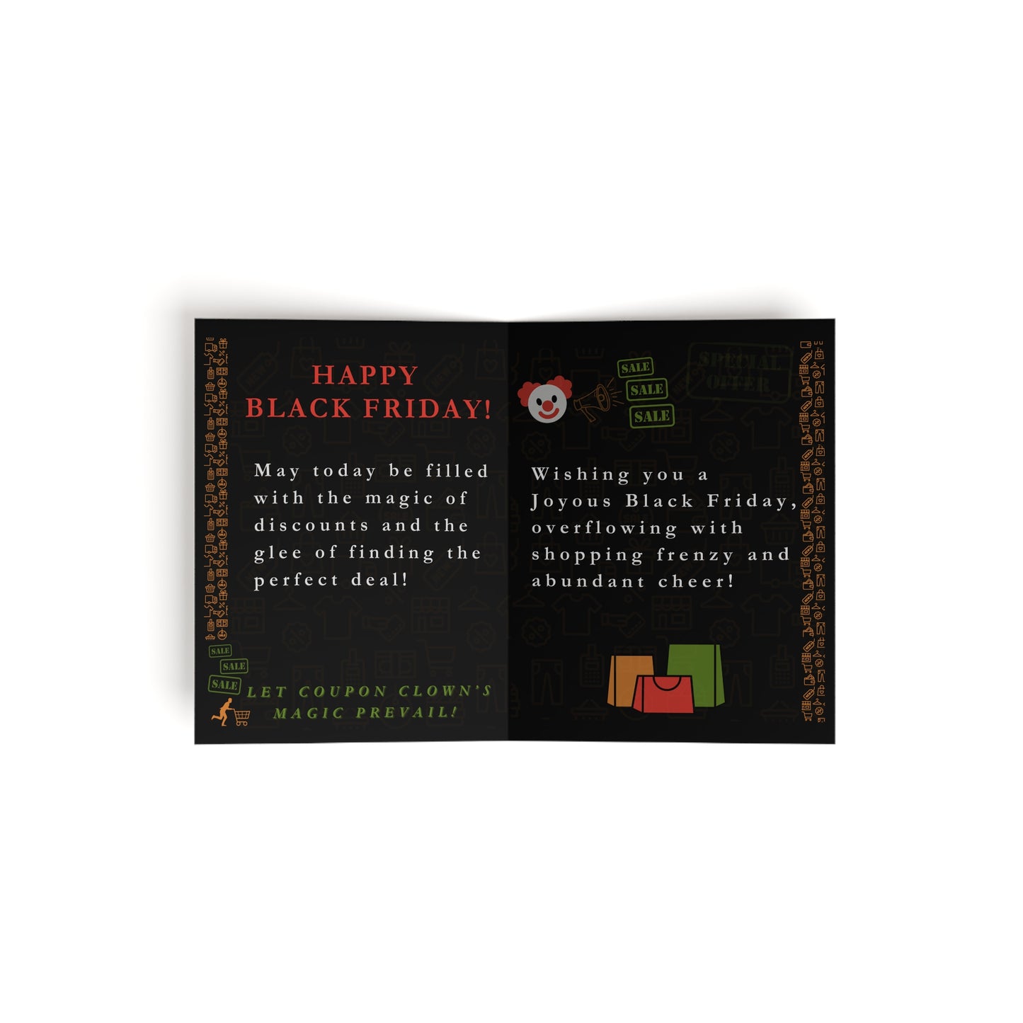 Black Friday Holiday Card