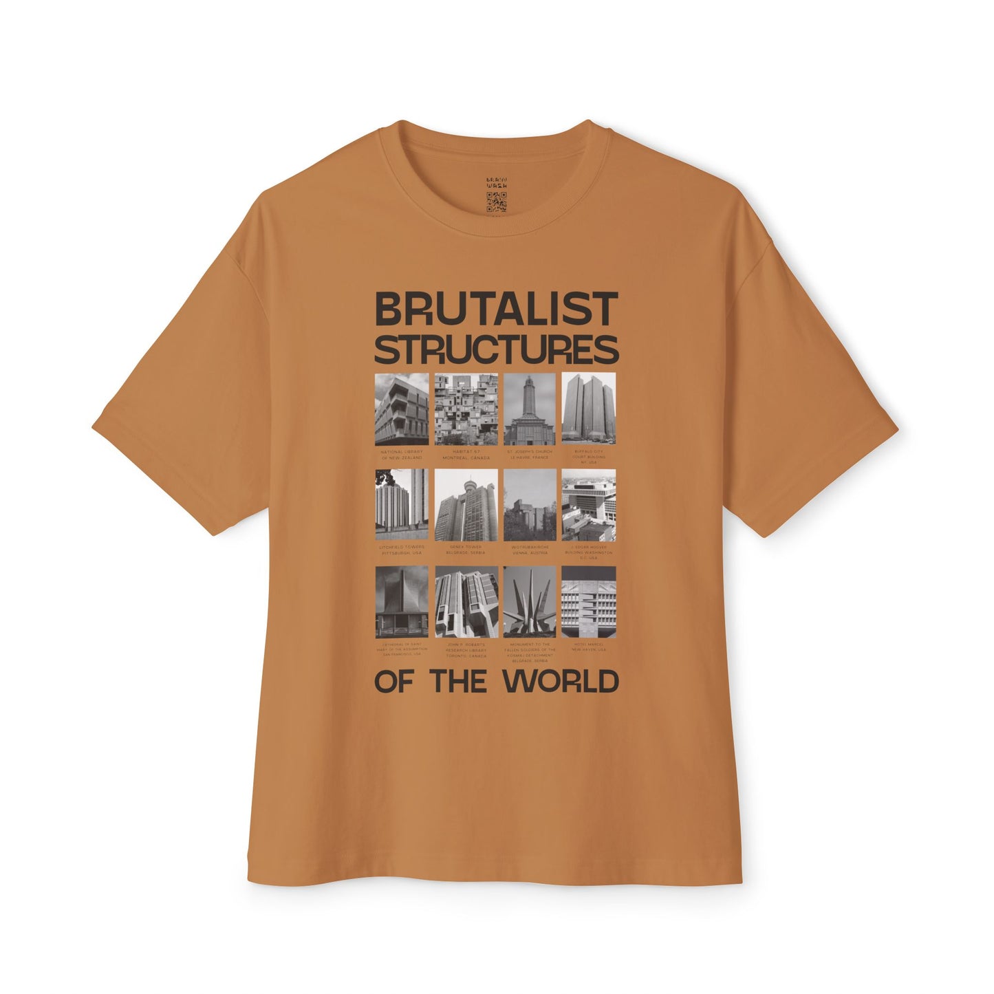 Brutalist Structures of the World Oversized Tee