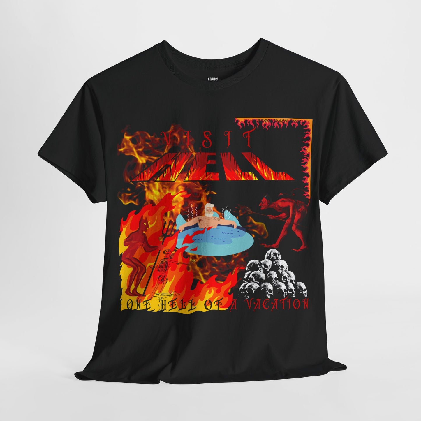 Visit Hell T-Shirt (commissioned by the Purgatory Tourism Bureau)