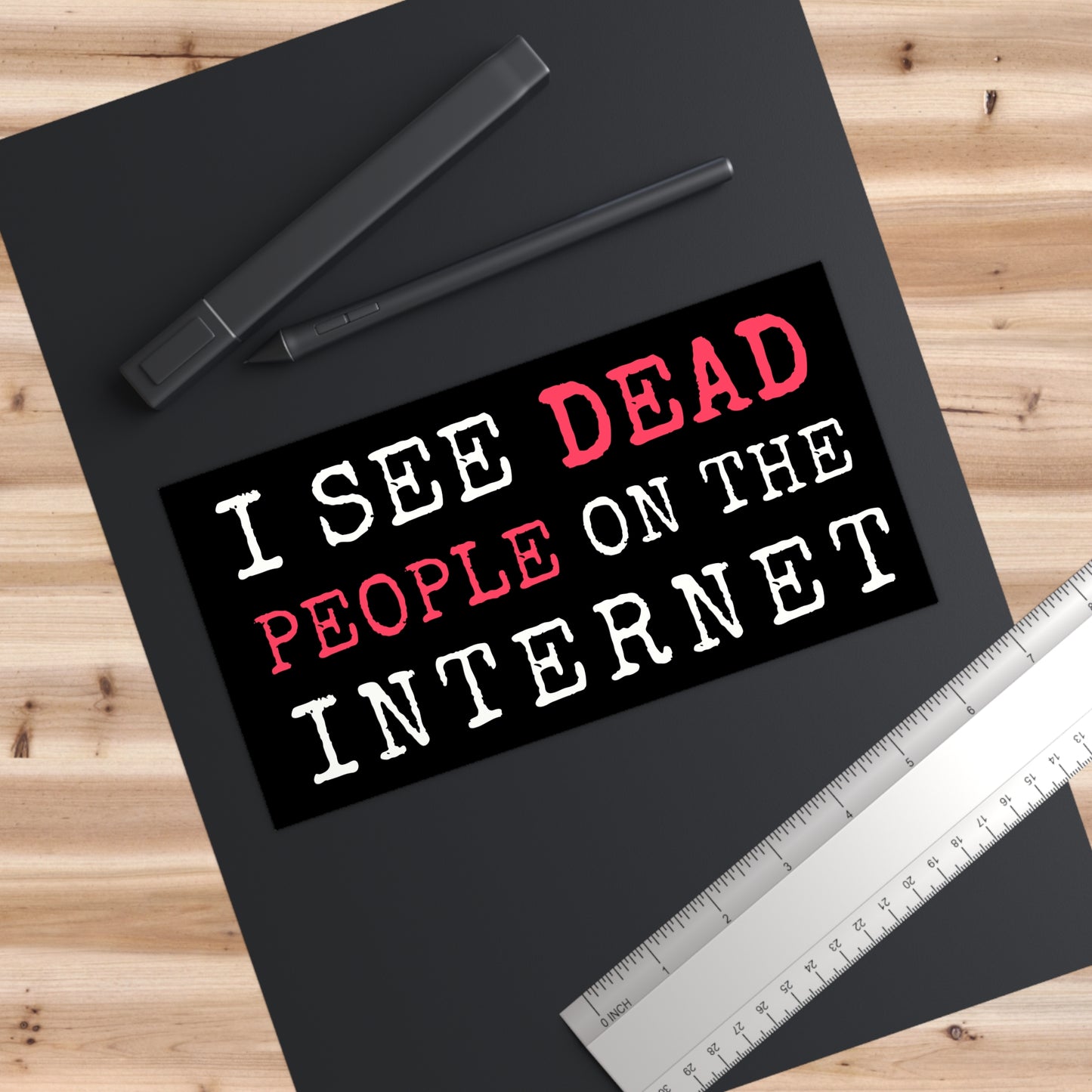 I See Dead People On The Internet Sticker