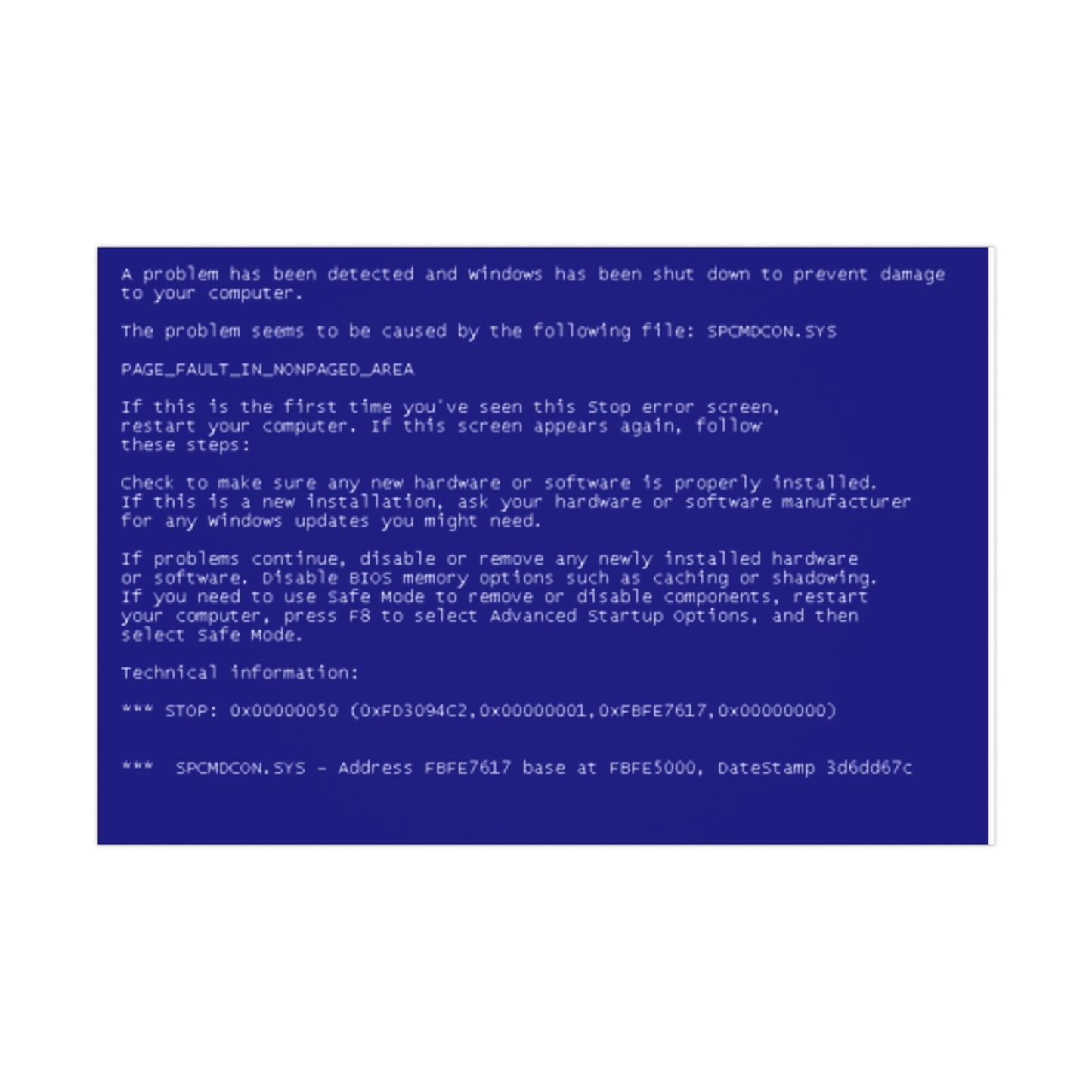 BSOD Wrapping Paper