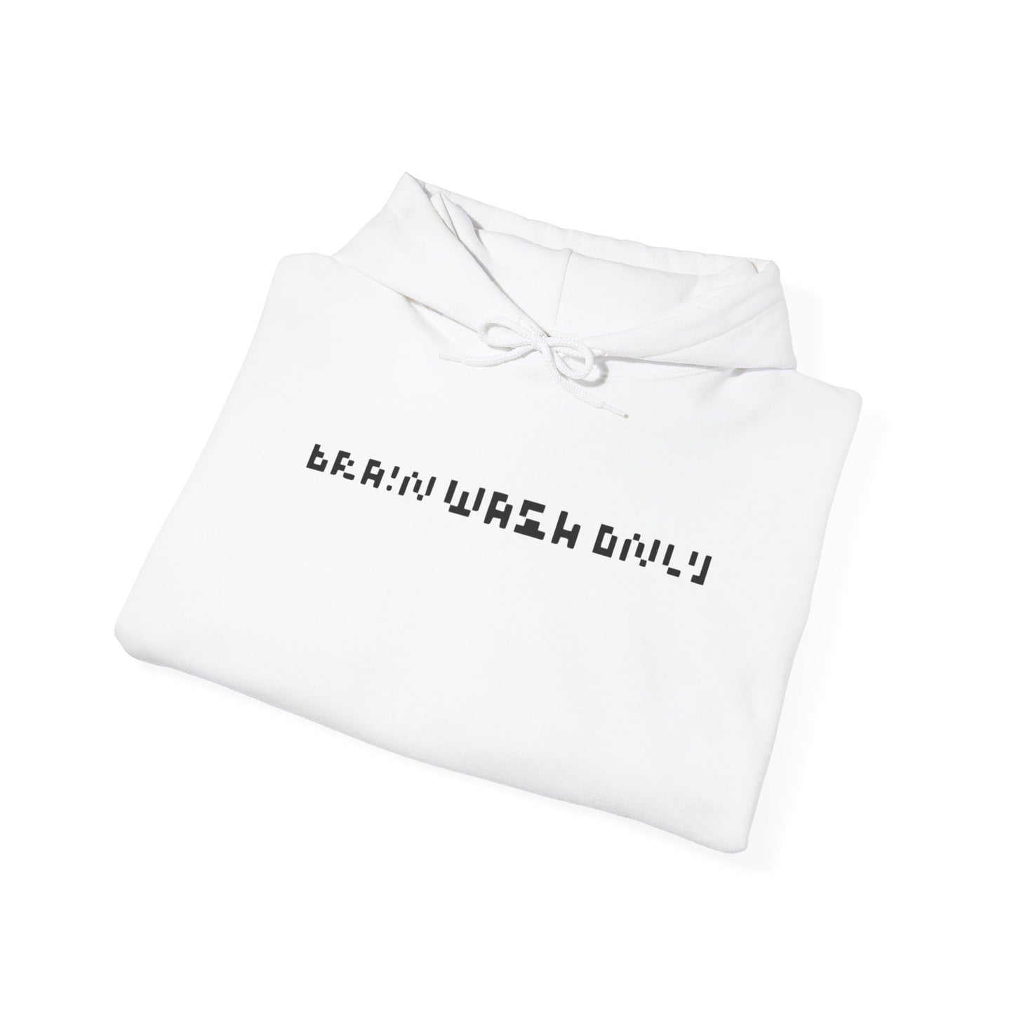 Namesake QR Sleeve White Hoodie