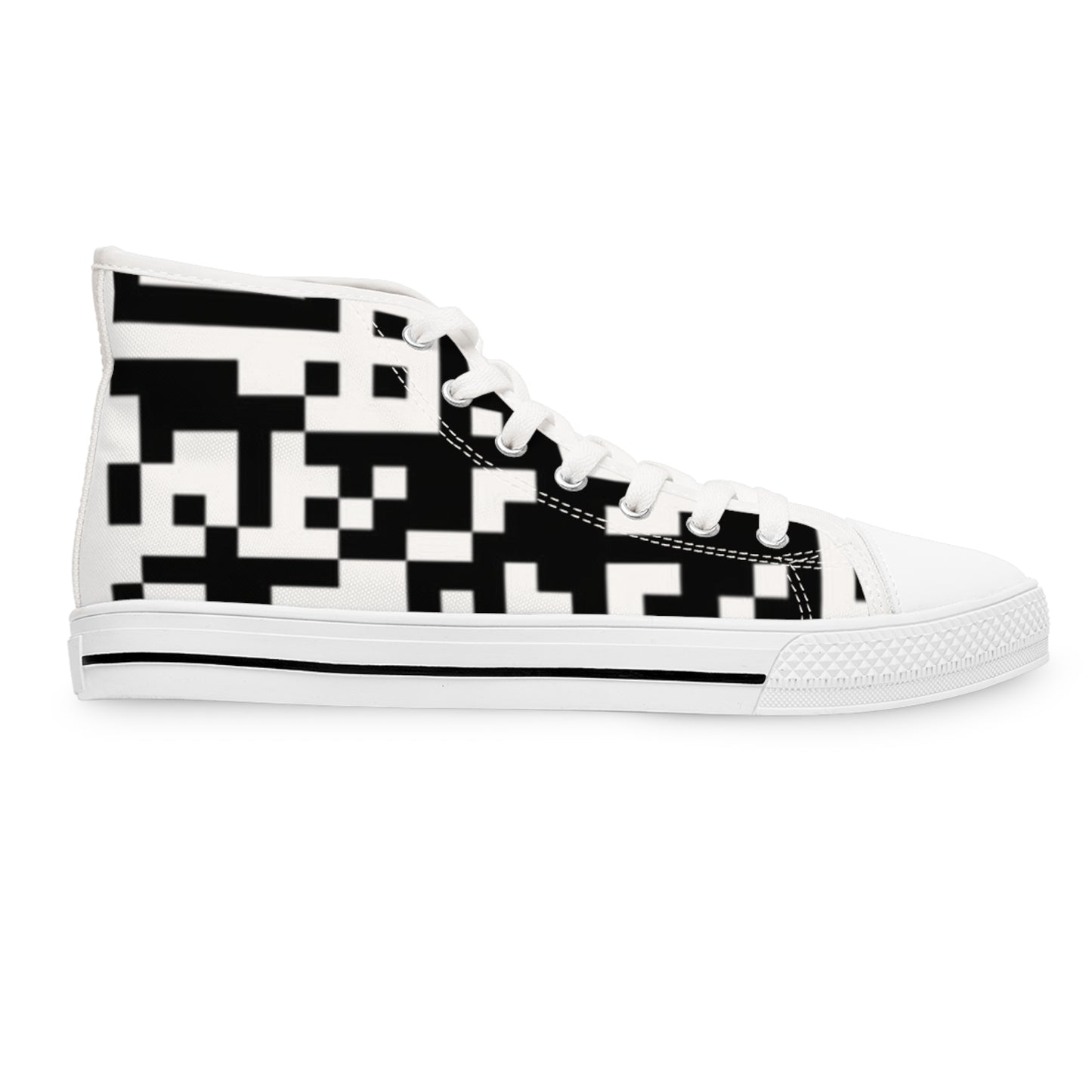 Women's QR Print High Top Sneakers