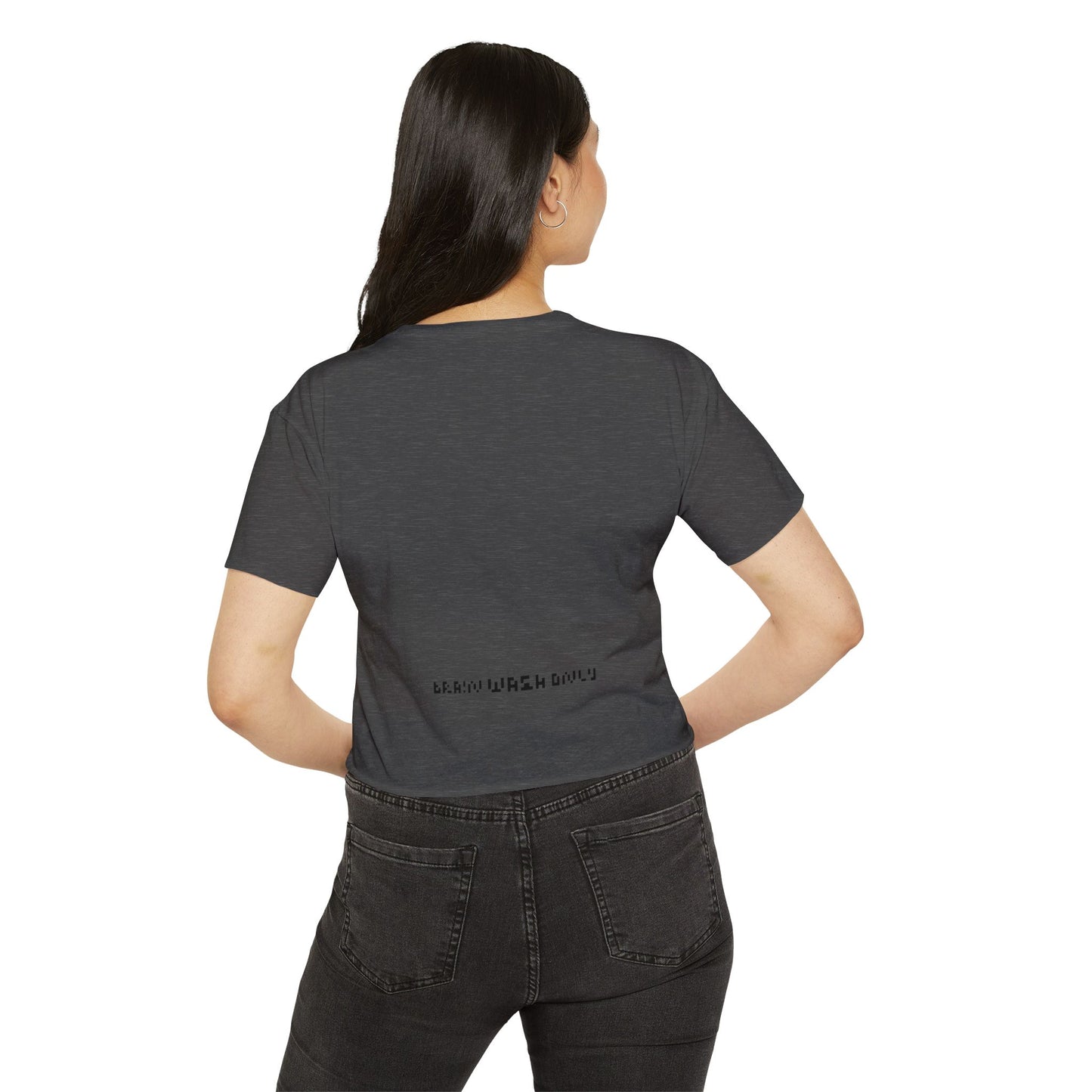 Black Friday (Coupon Clown Grin) Baby Tee Crop Top