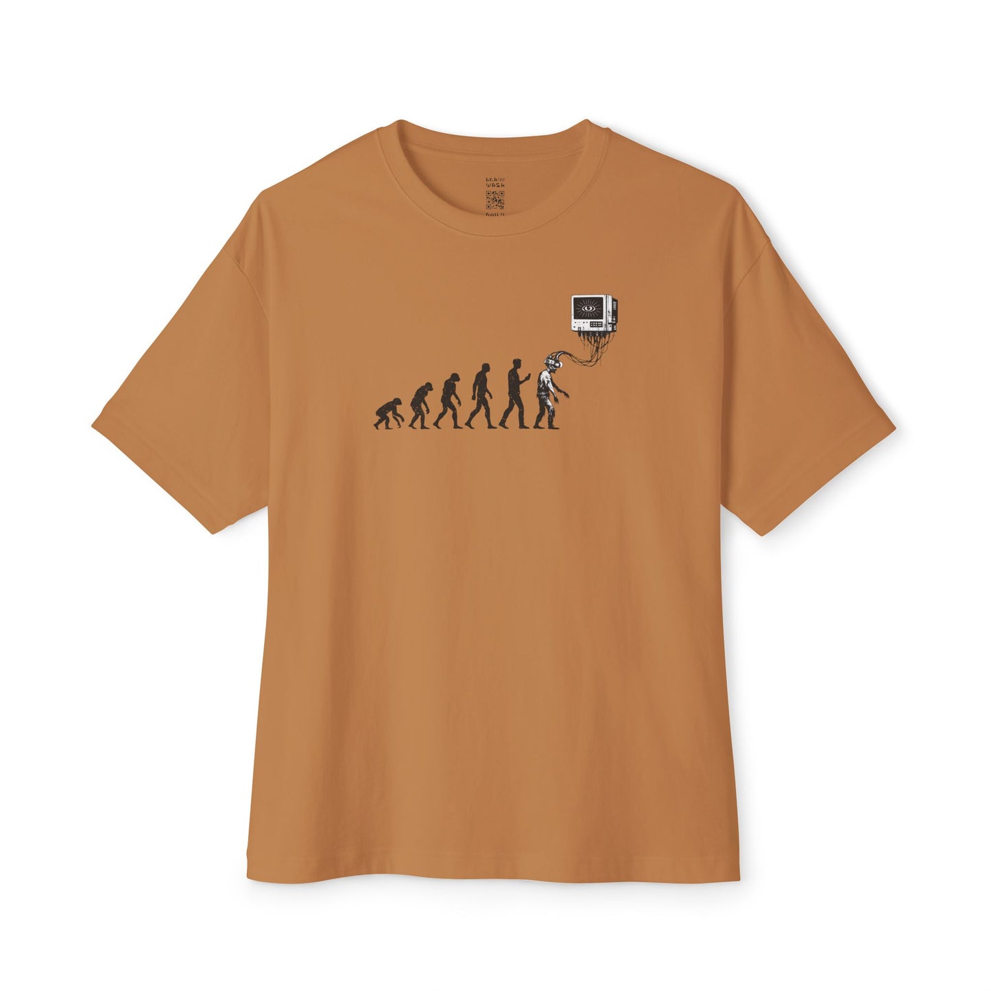 Evolution Of Man Oversized Tee