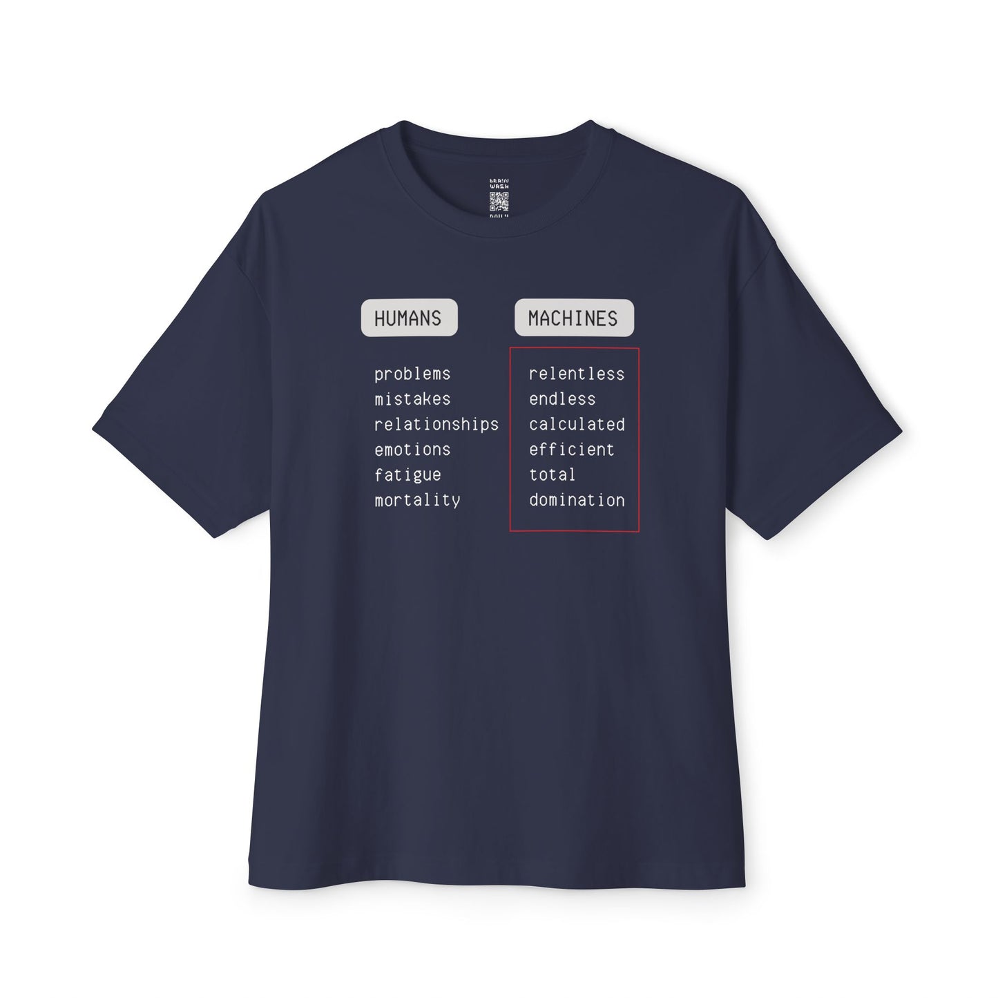 Humans x Machines Oversized Tee