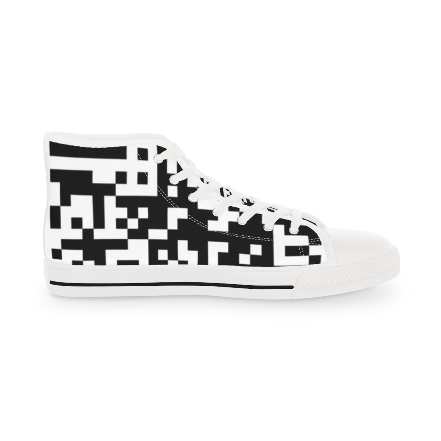 Men’s QR Print High Top Sneakers