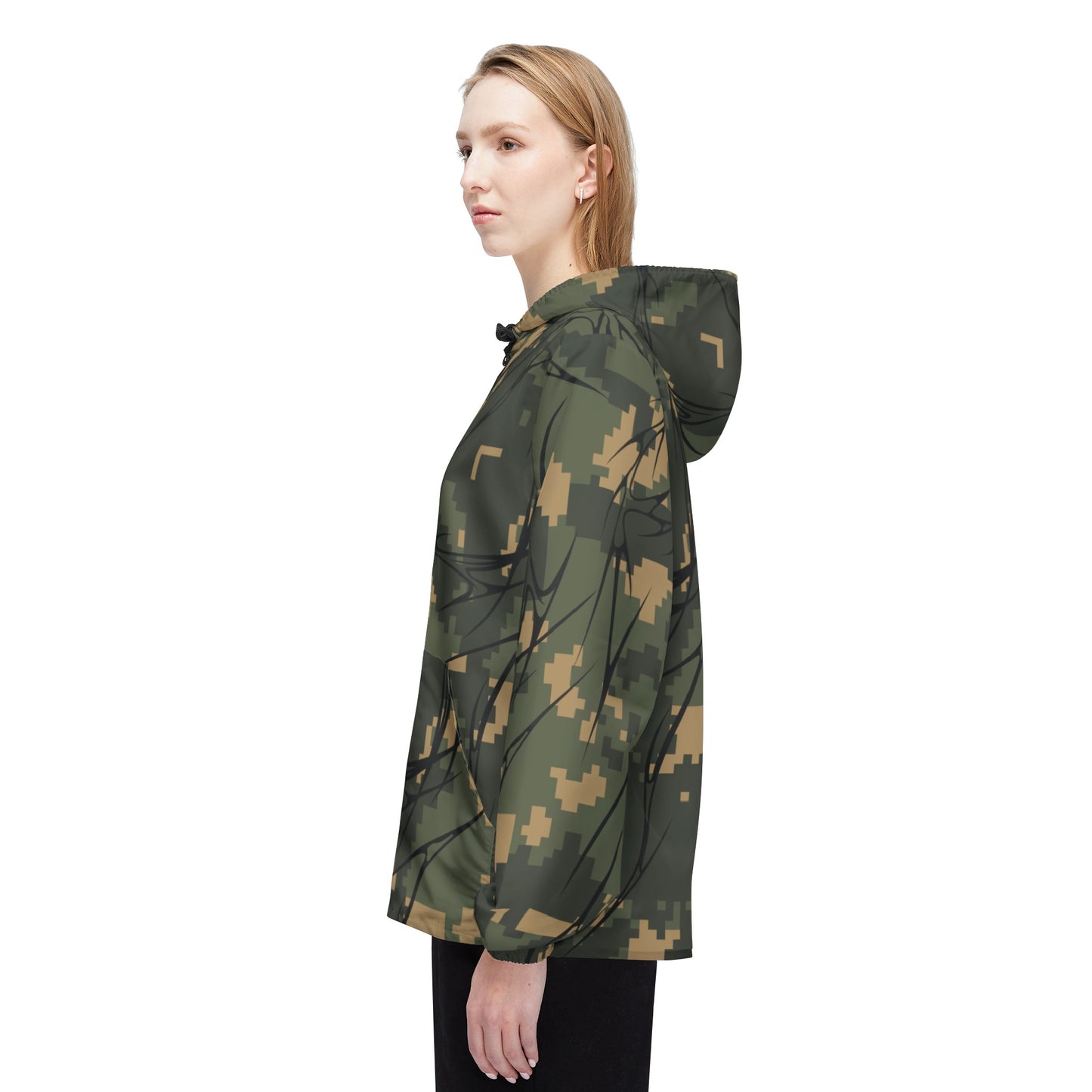 Cyber Camo Windbreaker Jacket