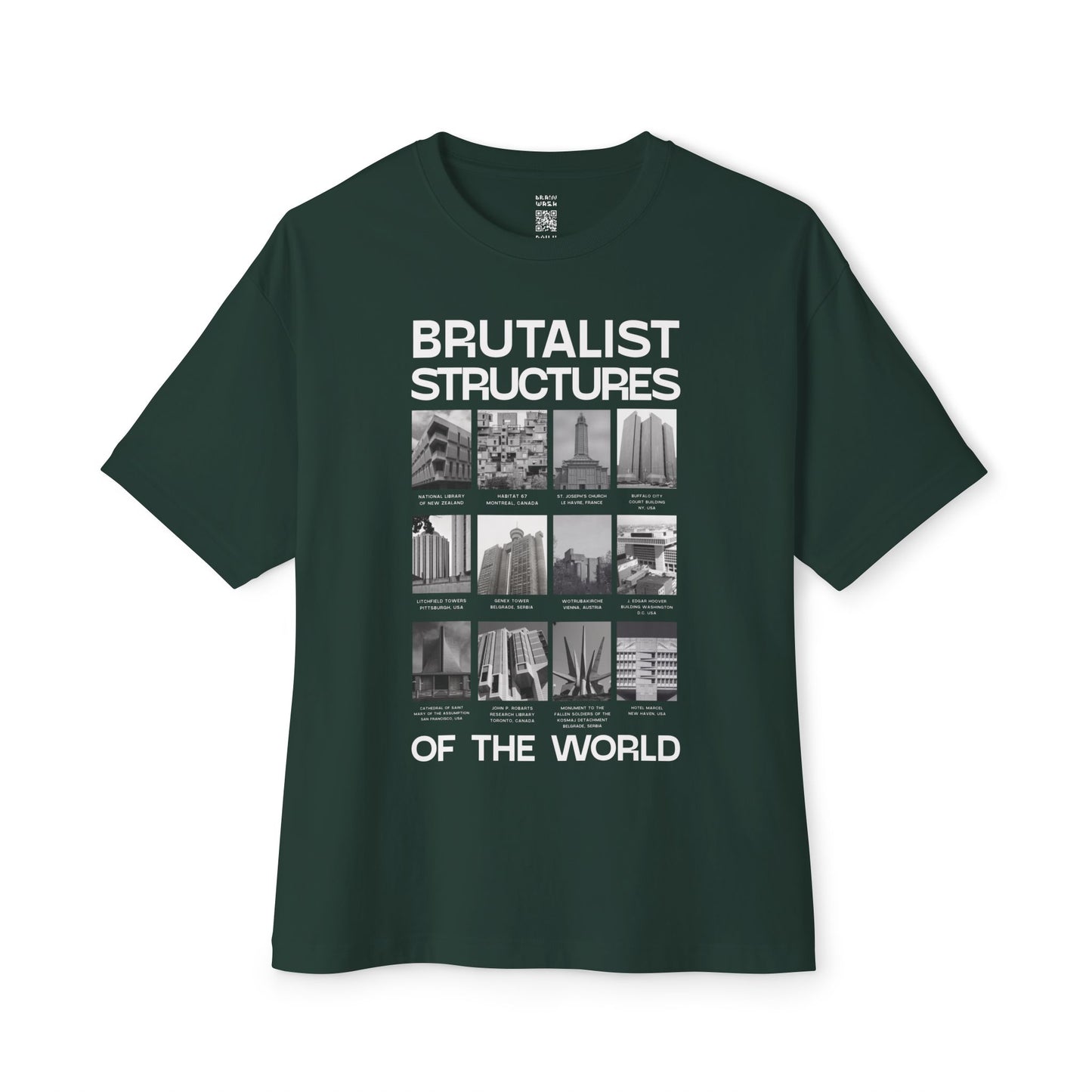 Brutalist Structures of the World Oversized Tee
