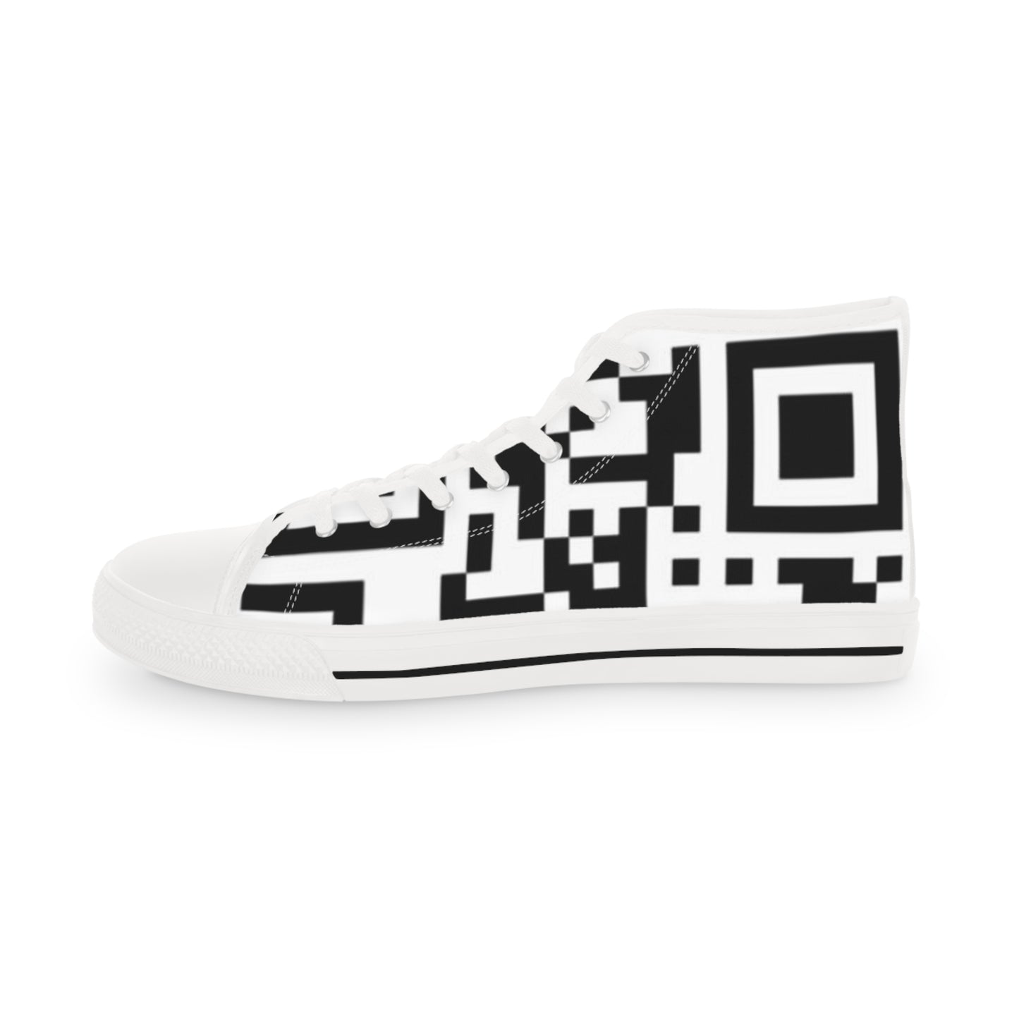 Men’s QR Print High Top Sneakers