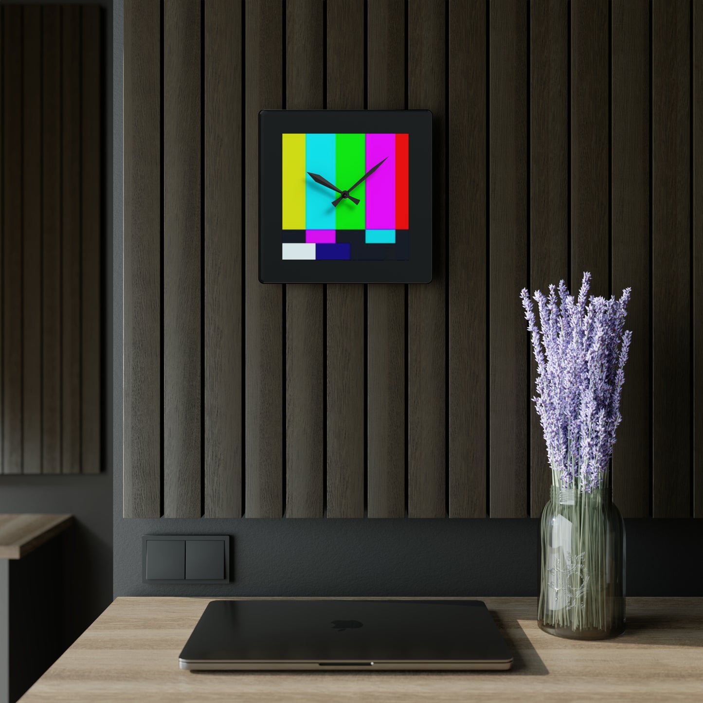 Please Stand By Clock