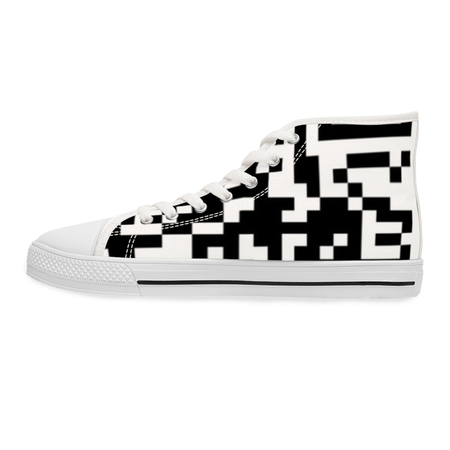 Women's QR Print High Top Sneakers