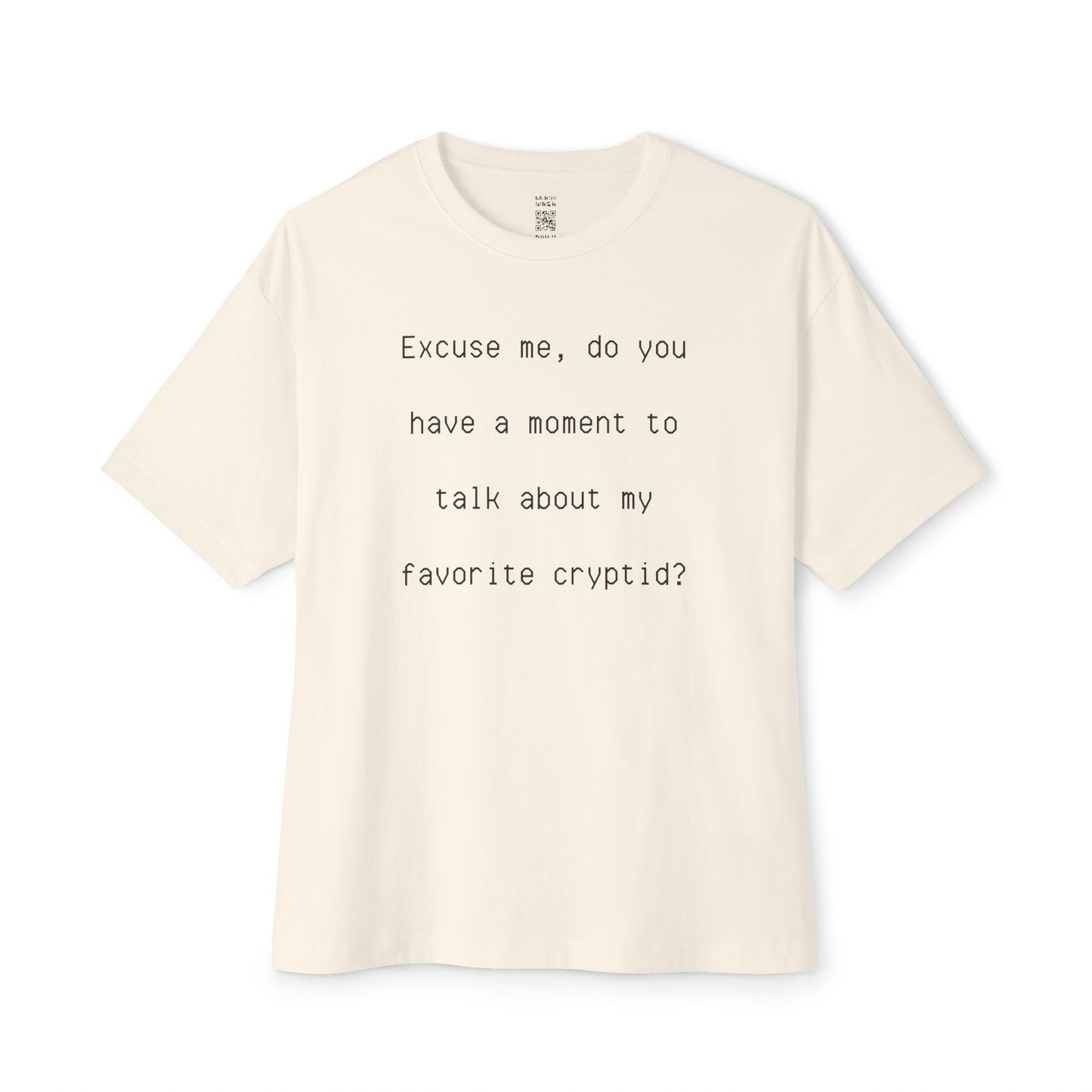 My Favorite Cryptid Oversized Tee