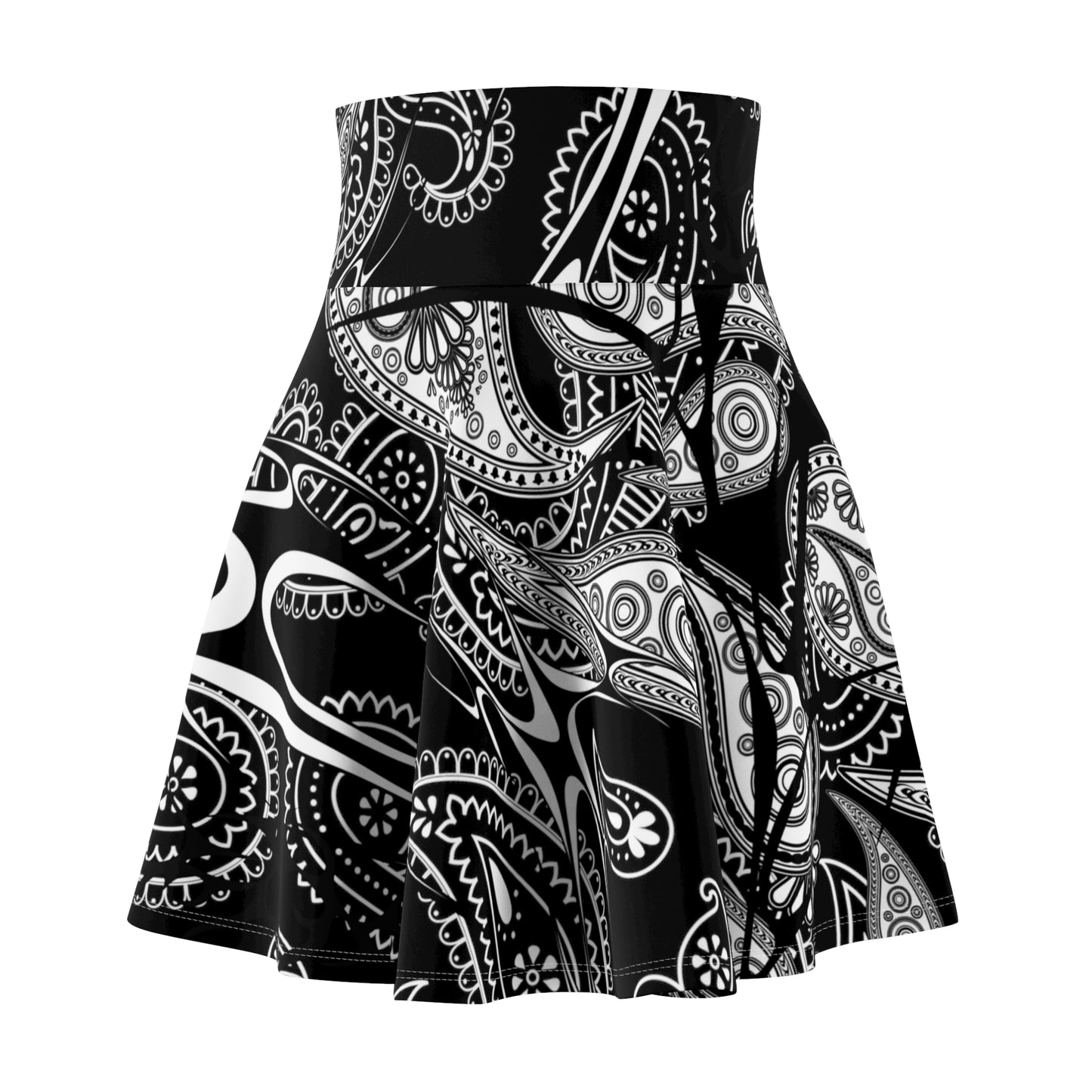 Cyber Sigil Paisley Skirt