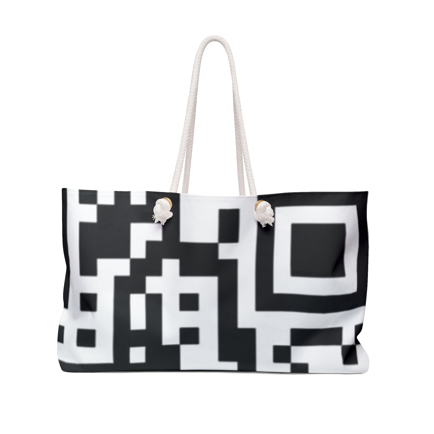 QR Print Weekender Bag