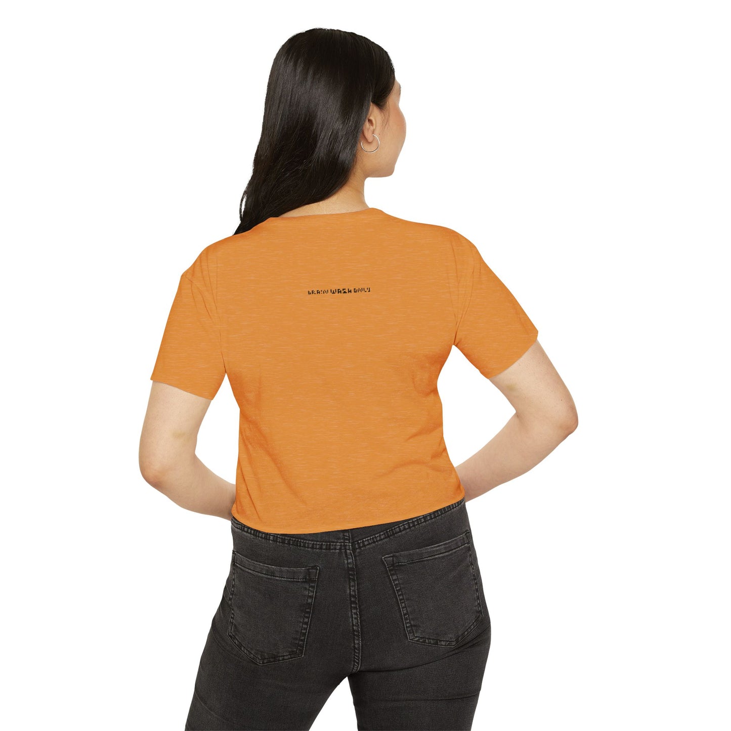 Black Friday (Coupon Clown Grin) Baby Tee Crop Top