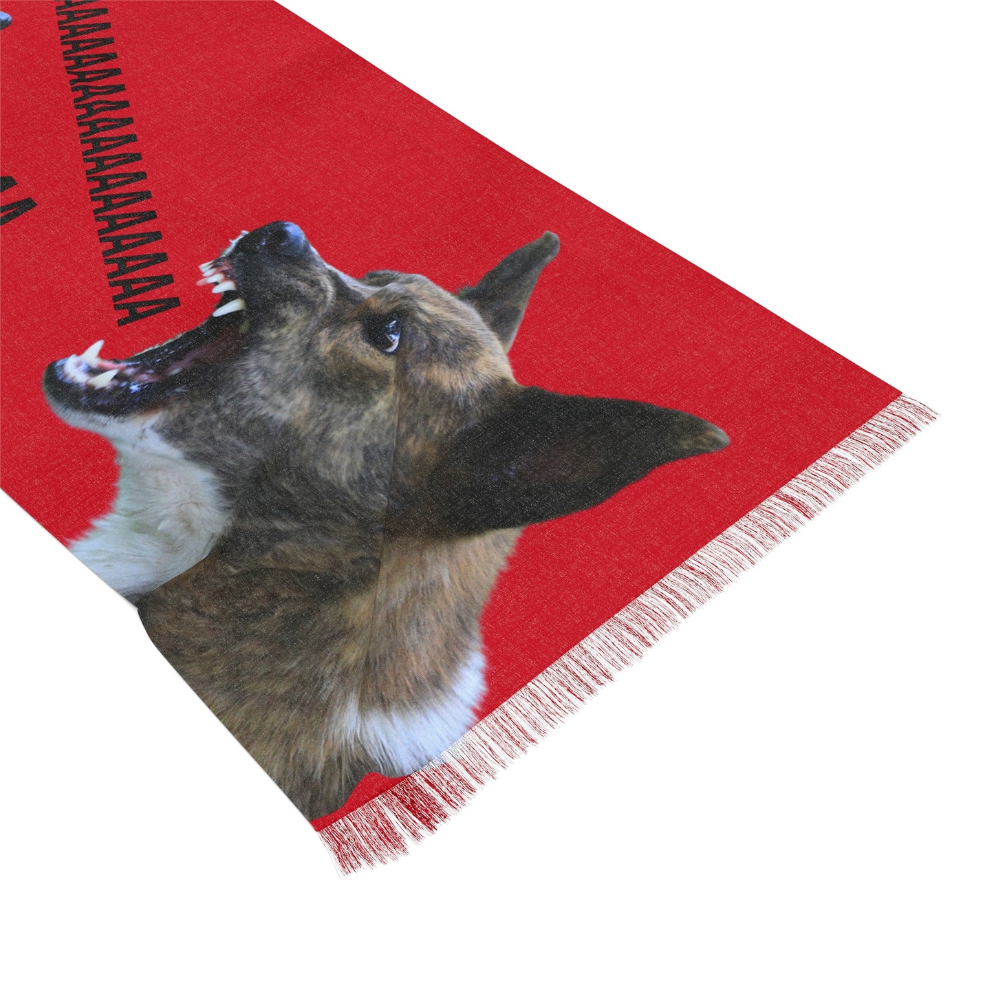 Yelling Dog Pashmina (Red)