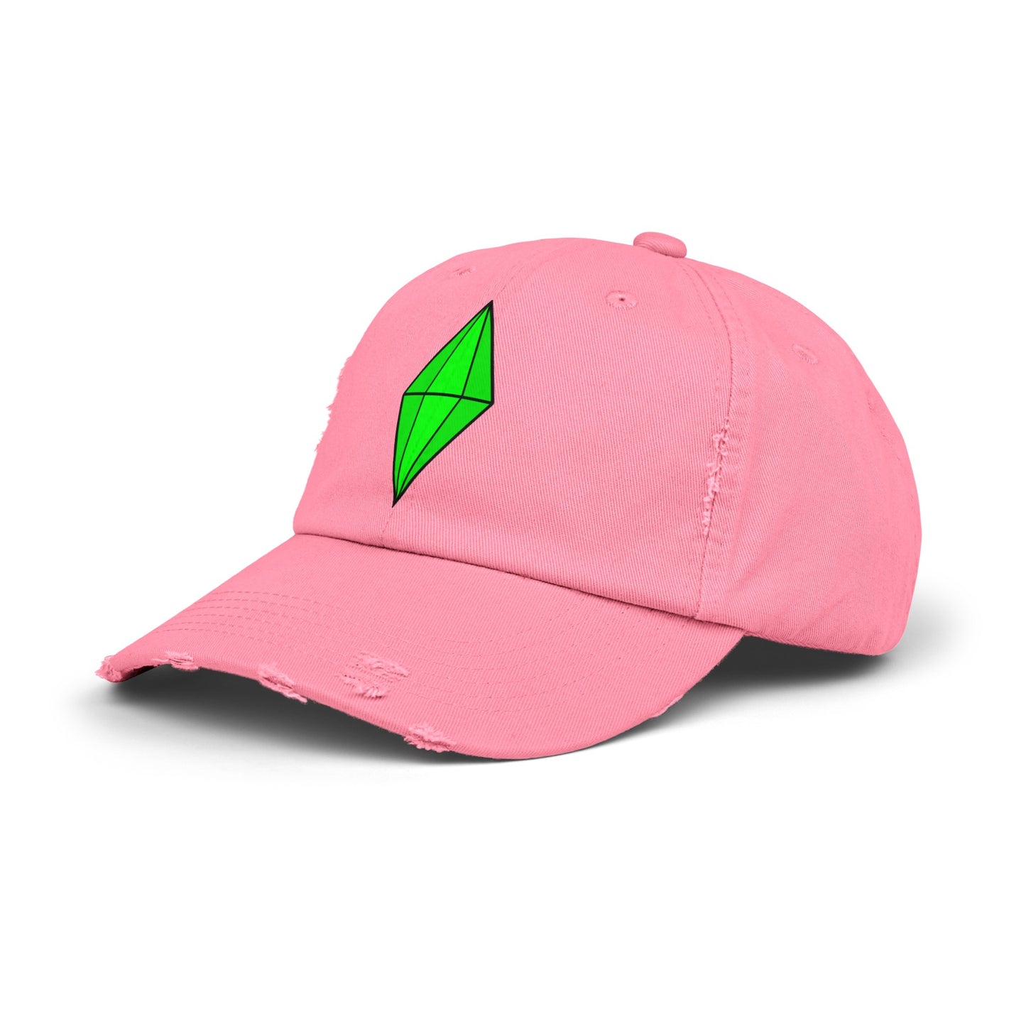 Distressed Plumbob Dad Hat