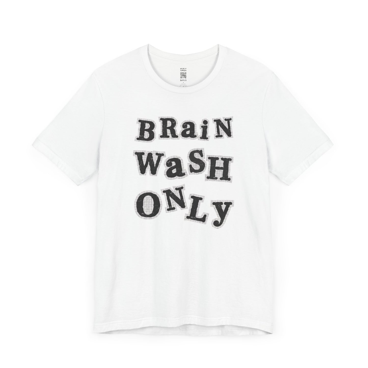 Brain Wash Only Ransom Tee (White)