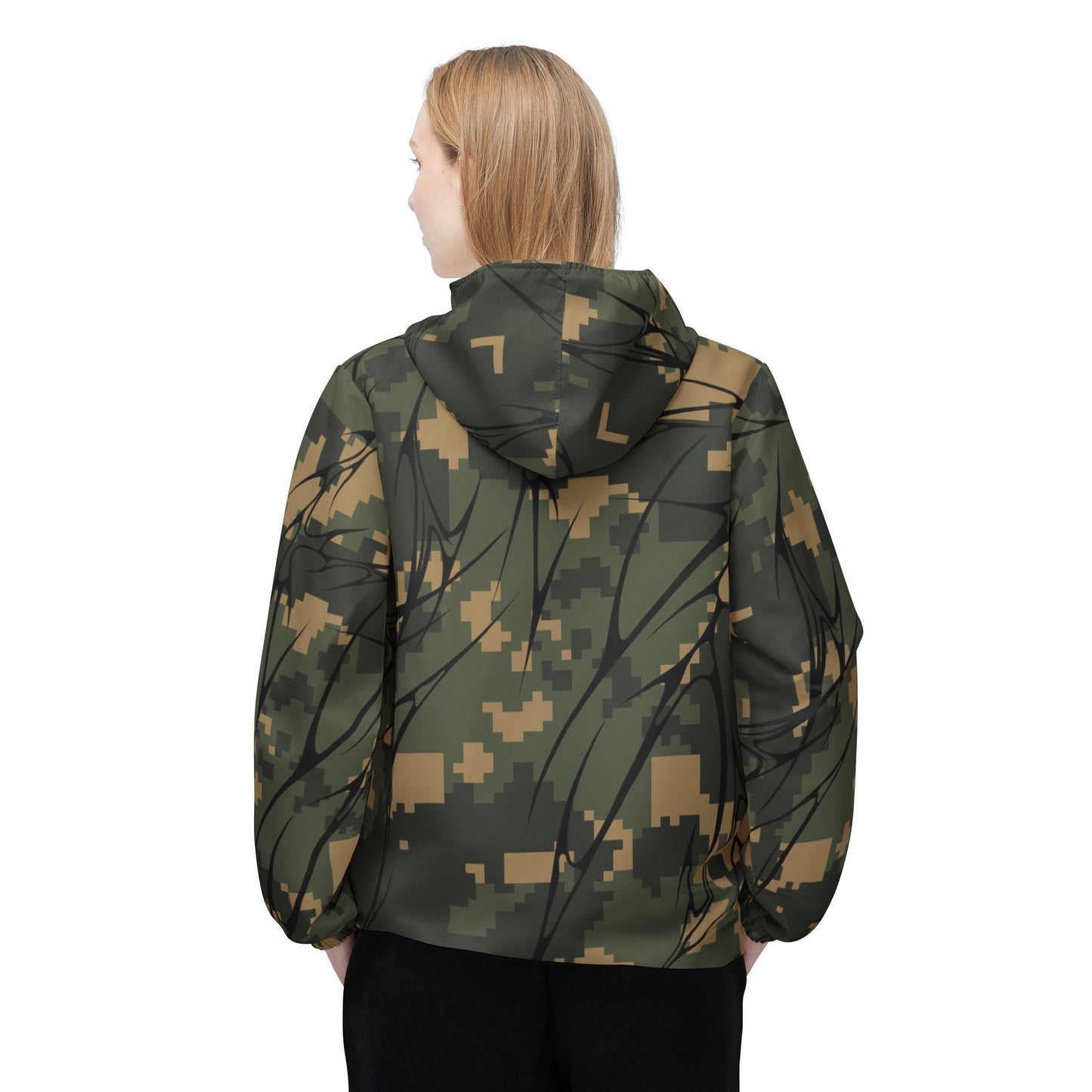 Cyber Camo Windbreaker Jacket