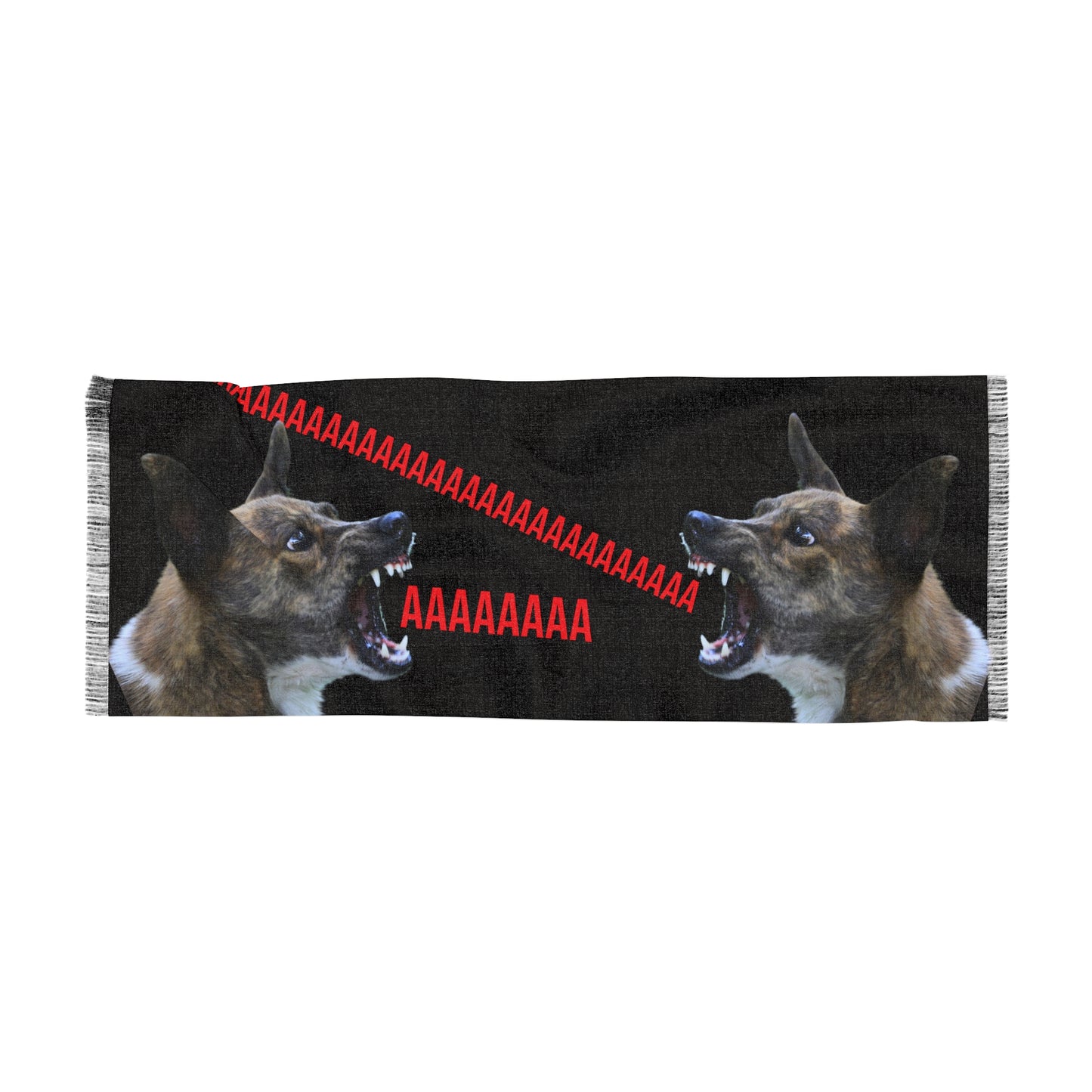 Yelling Dog Pashmina (Black)